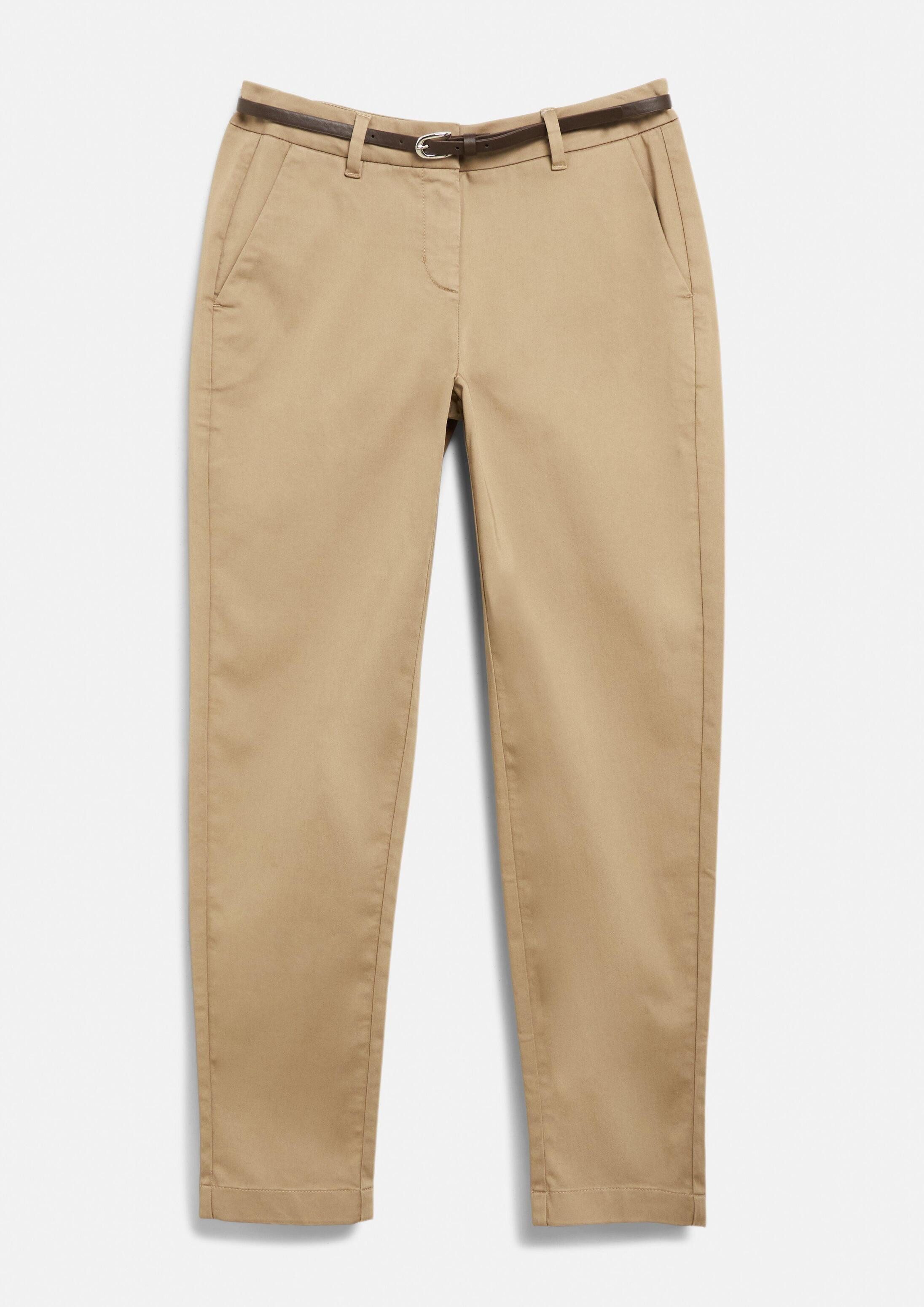comma Chinos Hose Chino mit Gürtel
