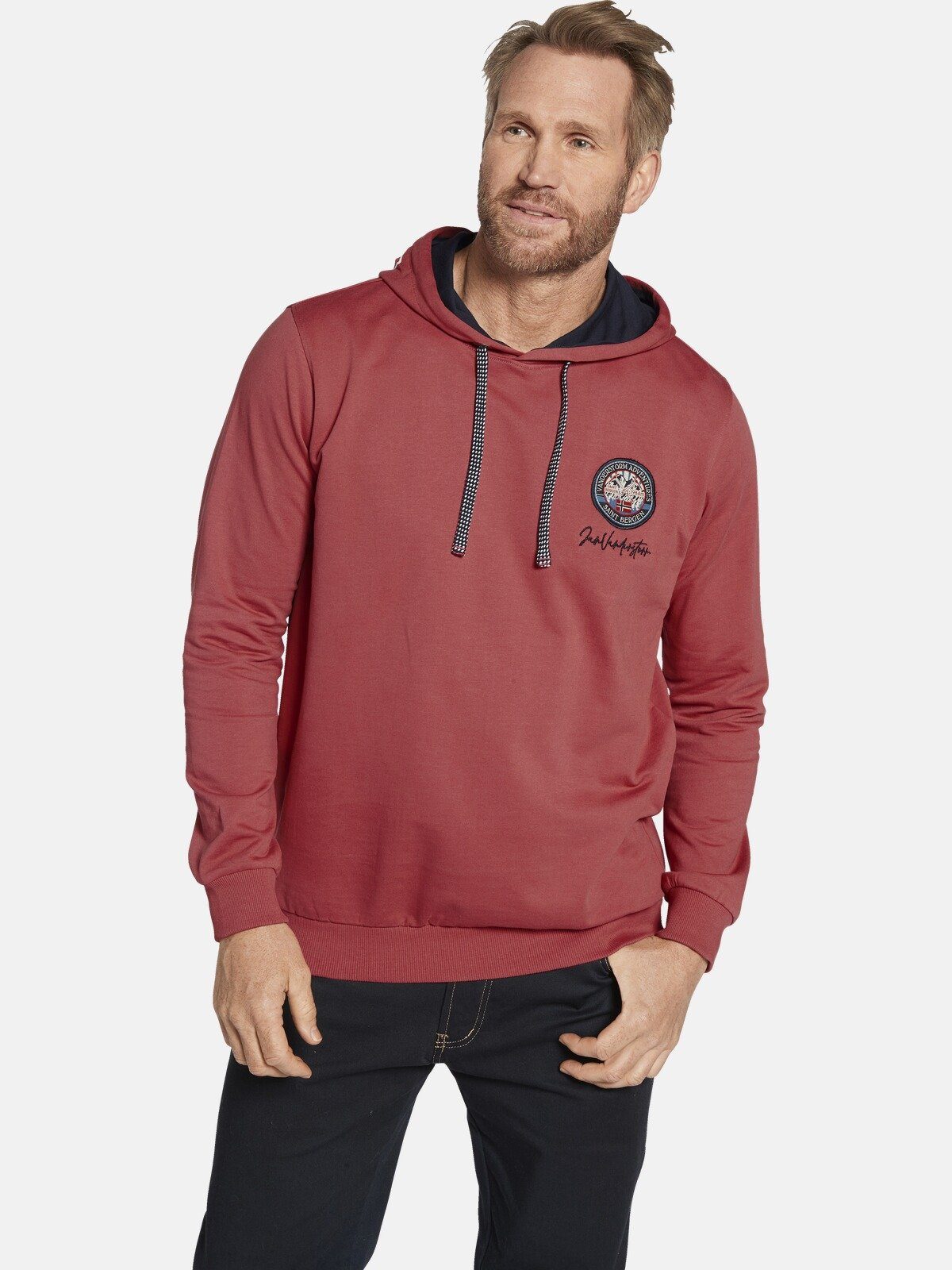 Jan Vanderstorm Kapuzensweatshirt WYN mit Kapuze günstig online kaufen