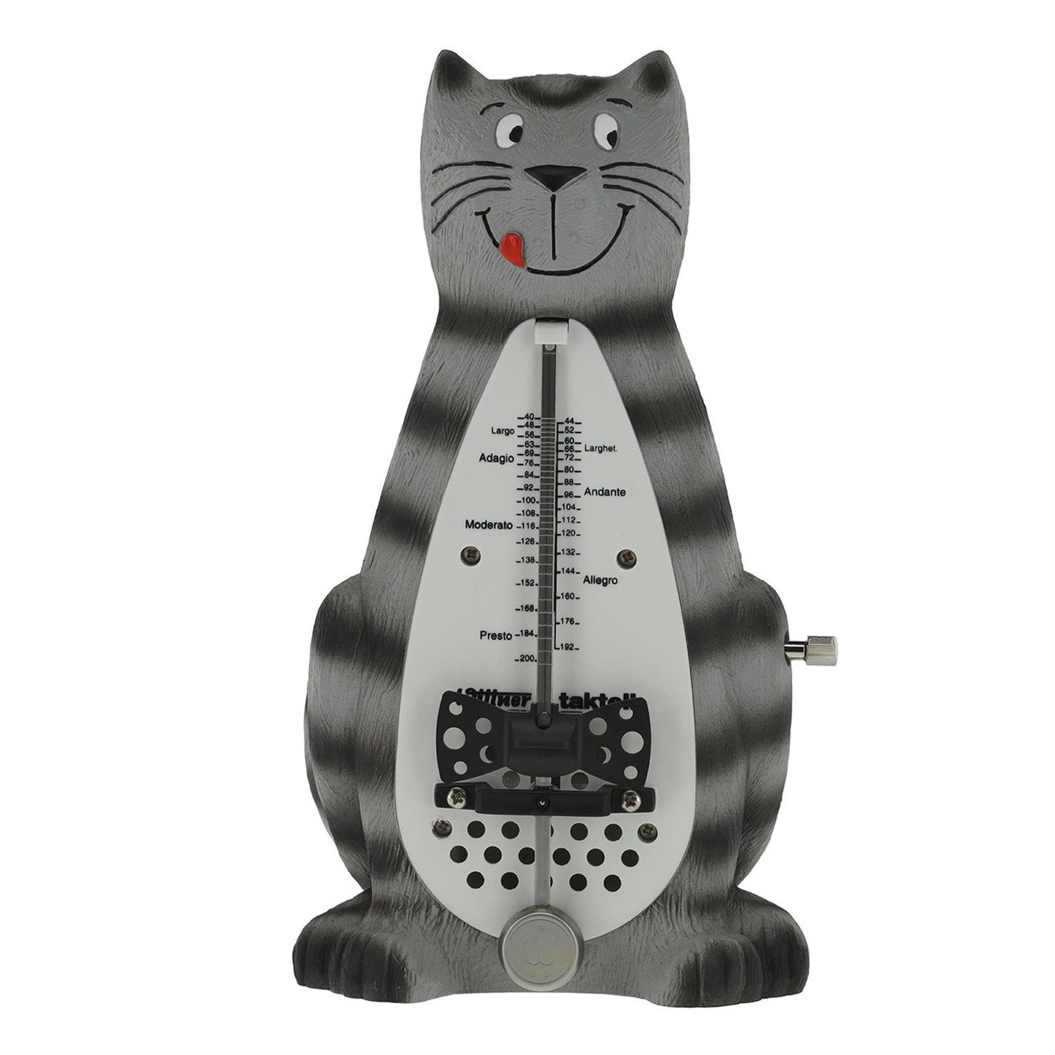 Wittner Metronom Wittner Metronom Kater mechanisches Taktell mit Tuch, Mechanisch aufziehbar