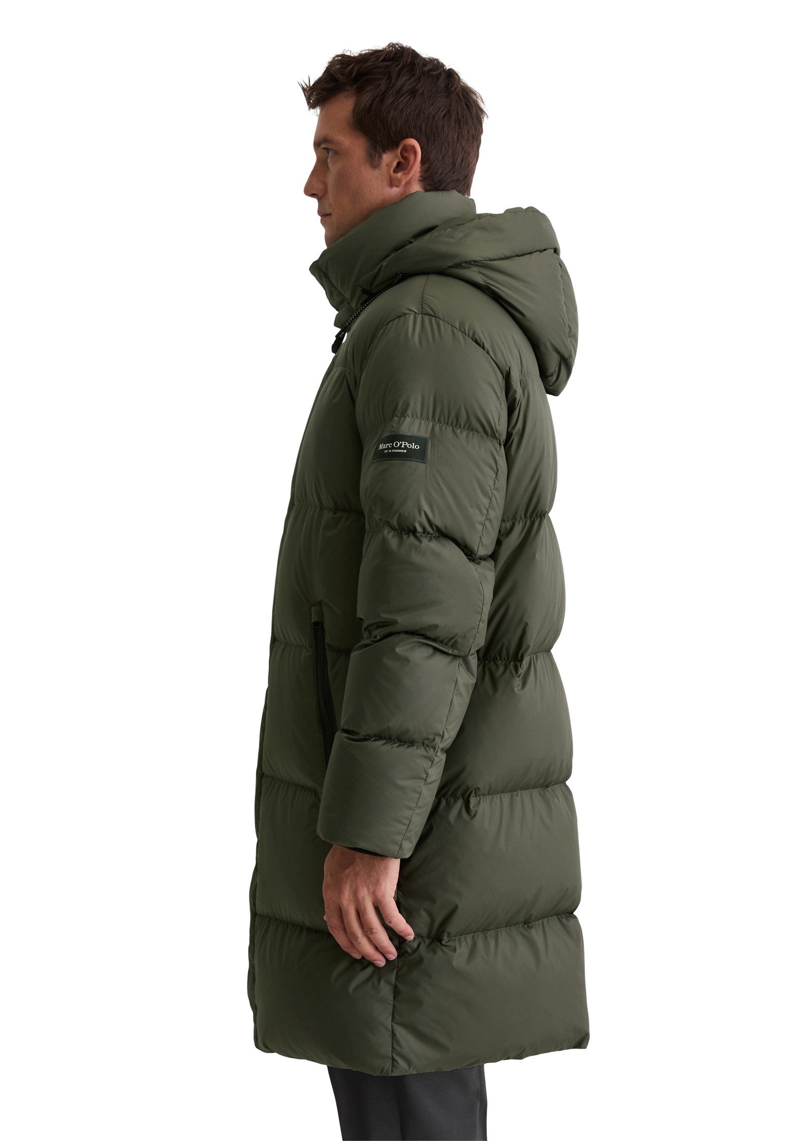 Marc O'Polo Daunenjacke mit großzügiger Kapuze günstig online kaufen