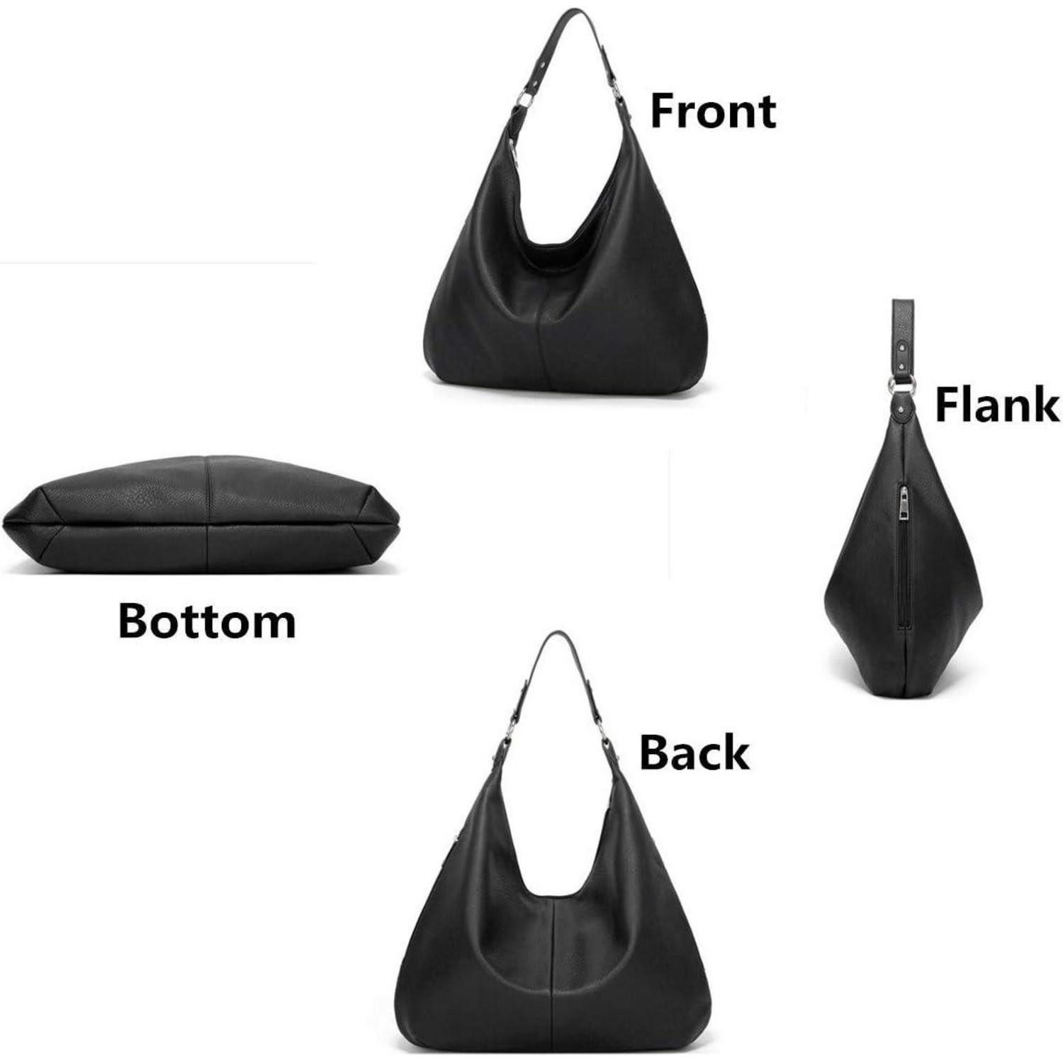 LuxusKollektion Handtasche Damen Tote Bag Vintage PU-Leder Handtaschen Hobo Schultertasche Zipper