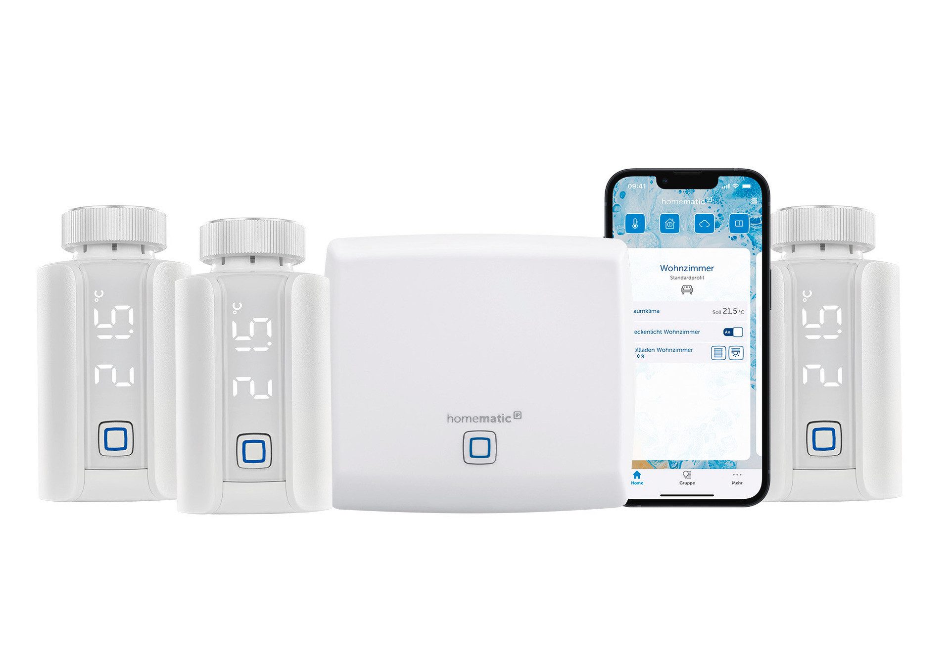Homematic IP Heizkörperthermostat Access Point + 3x Heizkörperthermostat EV günstig online kaufen