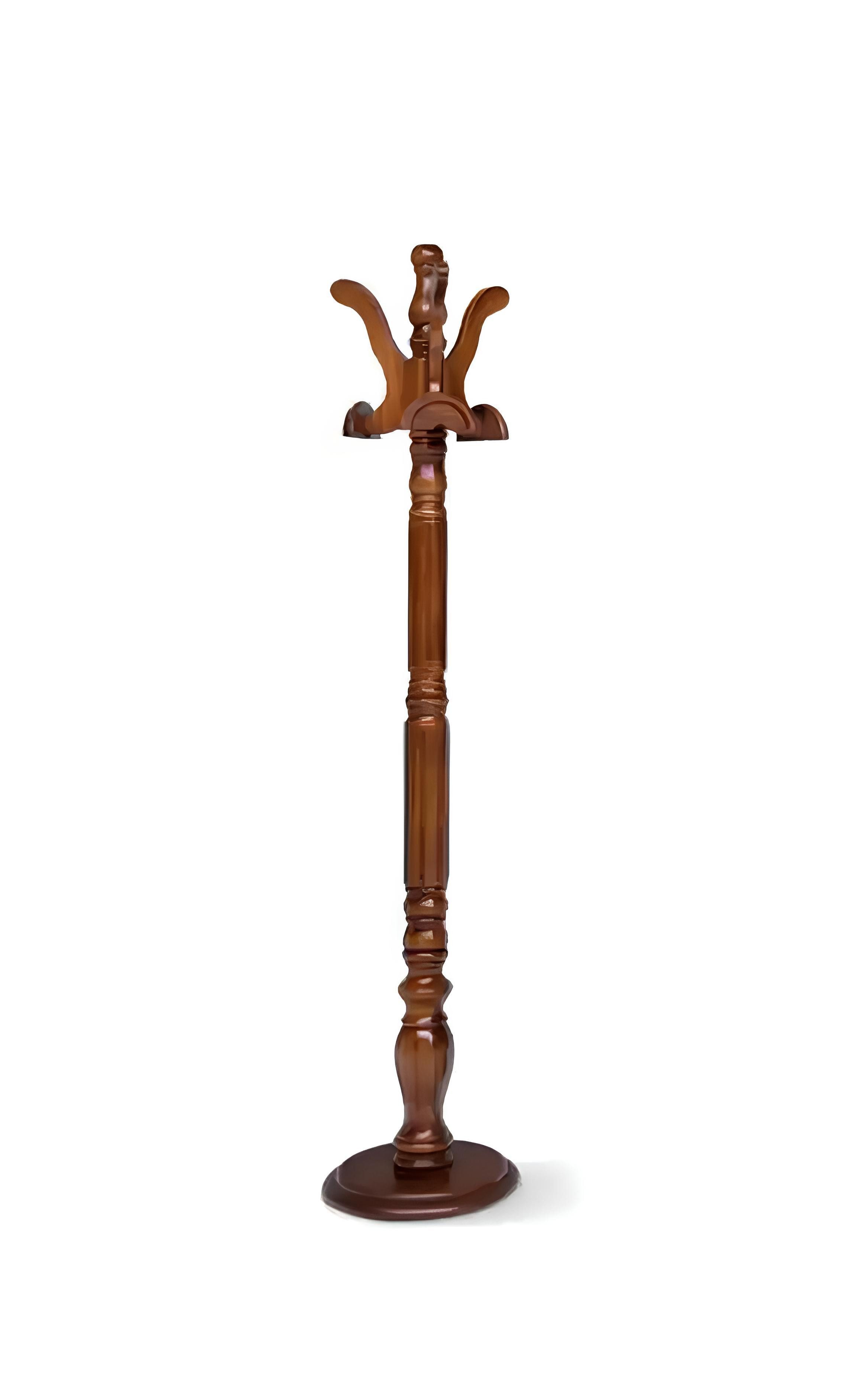 Xlmoebel Garderobenständer Klassischer italienischer Kleiderständer aus Holz mit elegantem Design, (Einzelstück, Kleiderbügel), Hergestellt in Europa