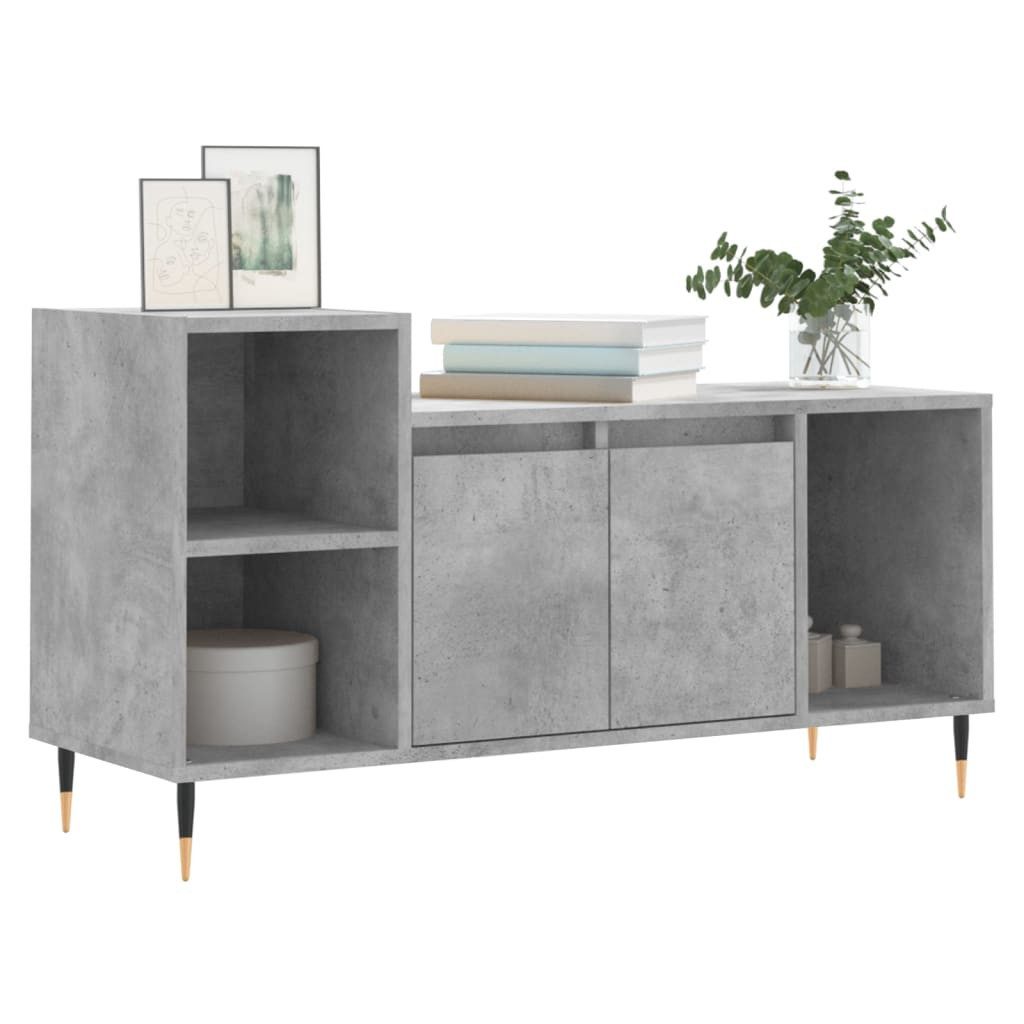 vidaXL TV-Schrank TV-Schrank Betongrau 100x35x55 cm günstig online kaufen