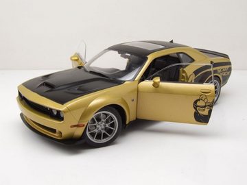 Solido Modellauto Dodge Challenger R/T Scat Pack Widebody 2020 streetfighter goldrush, Maßstab 1:18