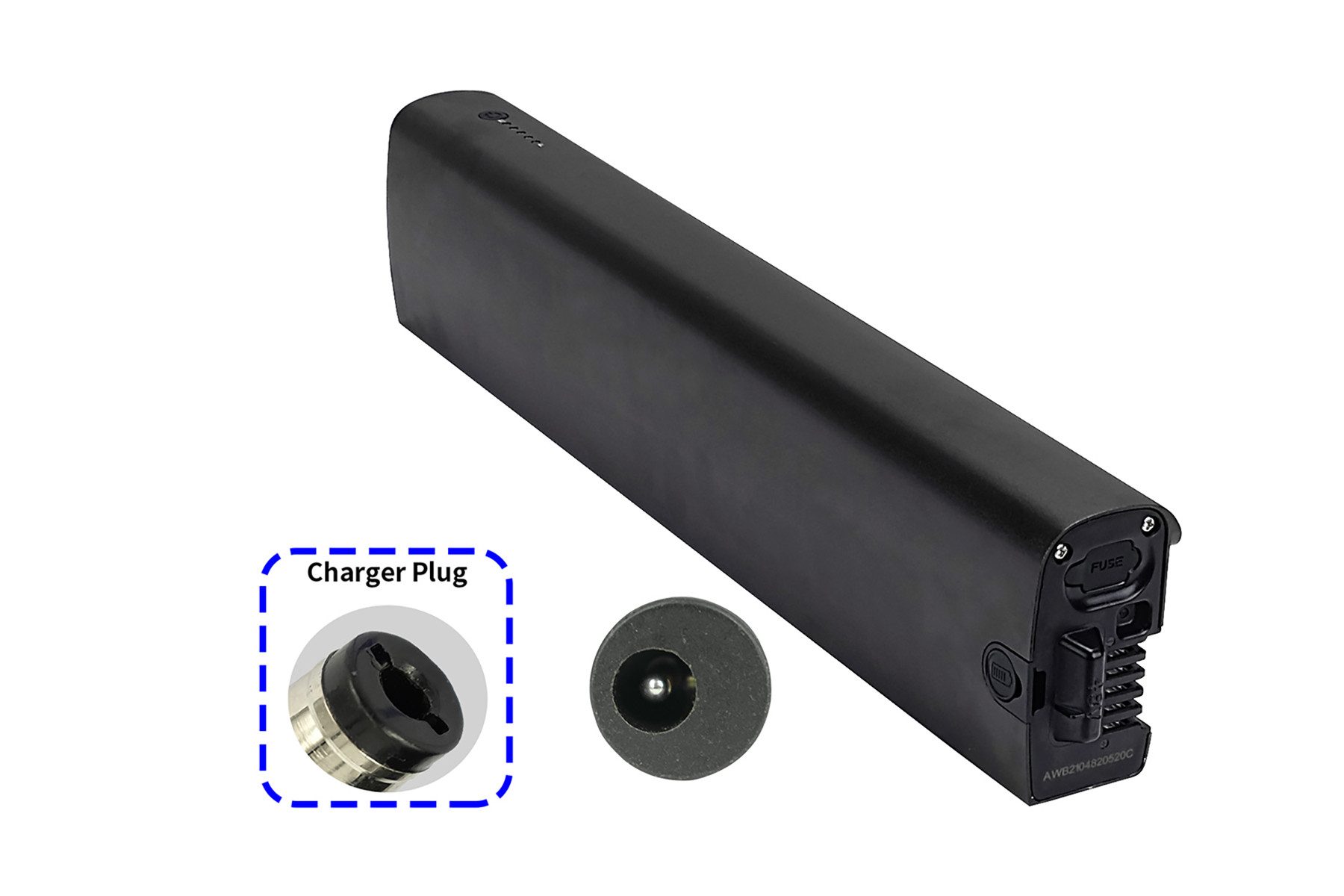 PowerSmart E-Bike Akku Fuell Fluid In-Frame für Fluid 1, 2, 3 Serie Li-ion 10500 mAh (48 V)