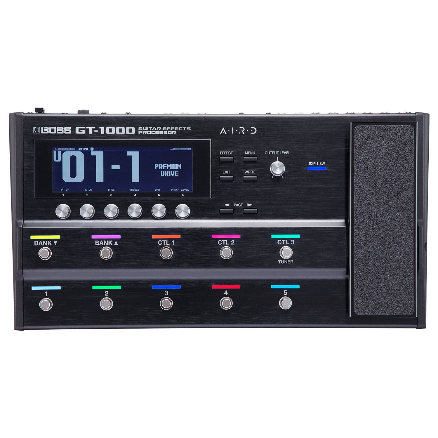 Boss by Roland E-Gitarre Boss Effektgerät GT-1000 Modeling Multieffekt-Pedal, Effektgerät, Modeling, Multieffekt, Pedal