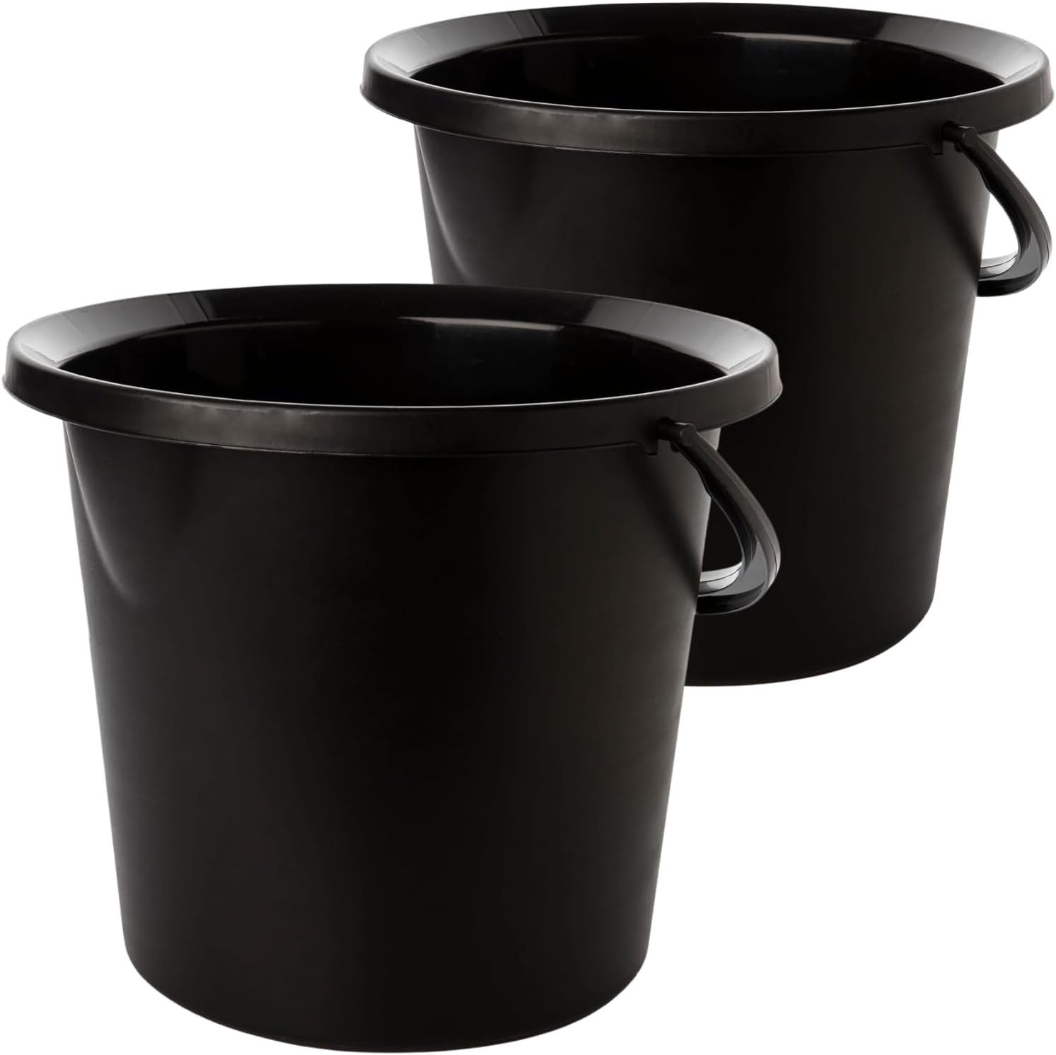 Centi Ведро для очистки TASKBUCKET Ведра-Set 10 L mit Ausguss, (2er-Set), mit Ausguss – stabil – schwarz – 28 × 24 cm