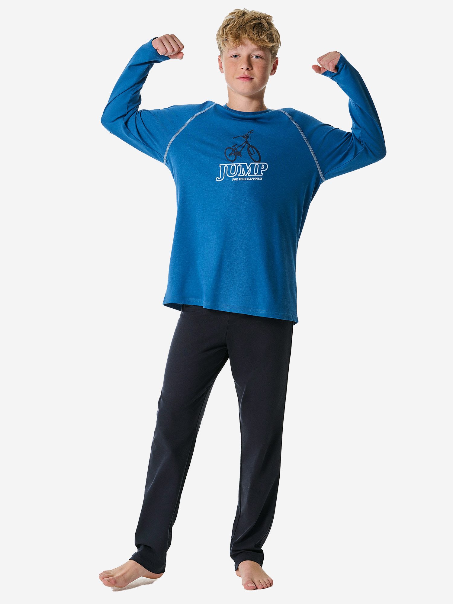 Schiesser Pyjama Nightwear 1 (2 tlg) schlafanzug schlafmode bequem