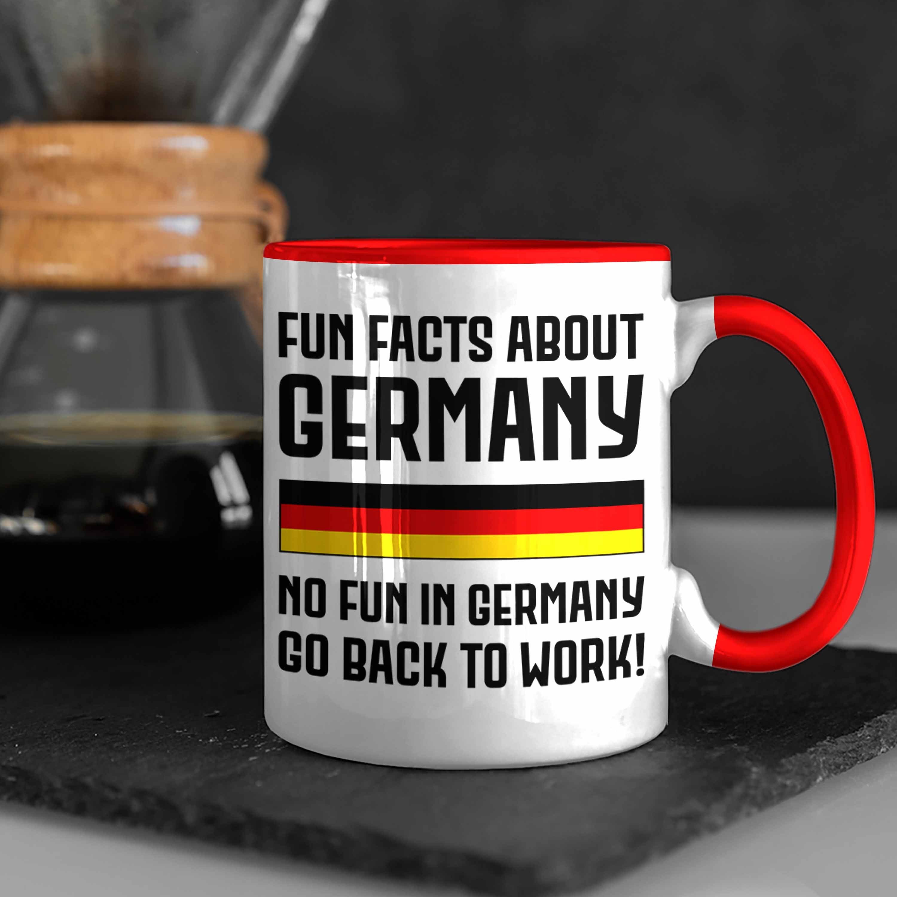 Kollege Lustiger Trendation Germany Kollegin Facts Geschenk - Fun Bürotasse Spruch Spruch About Tasse Trendation mit Tasse