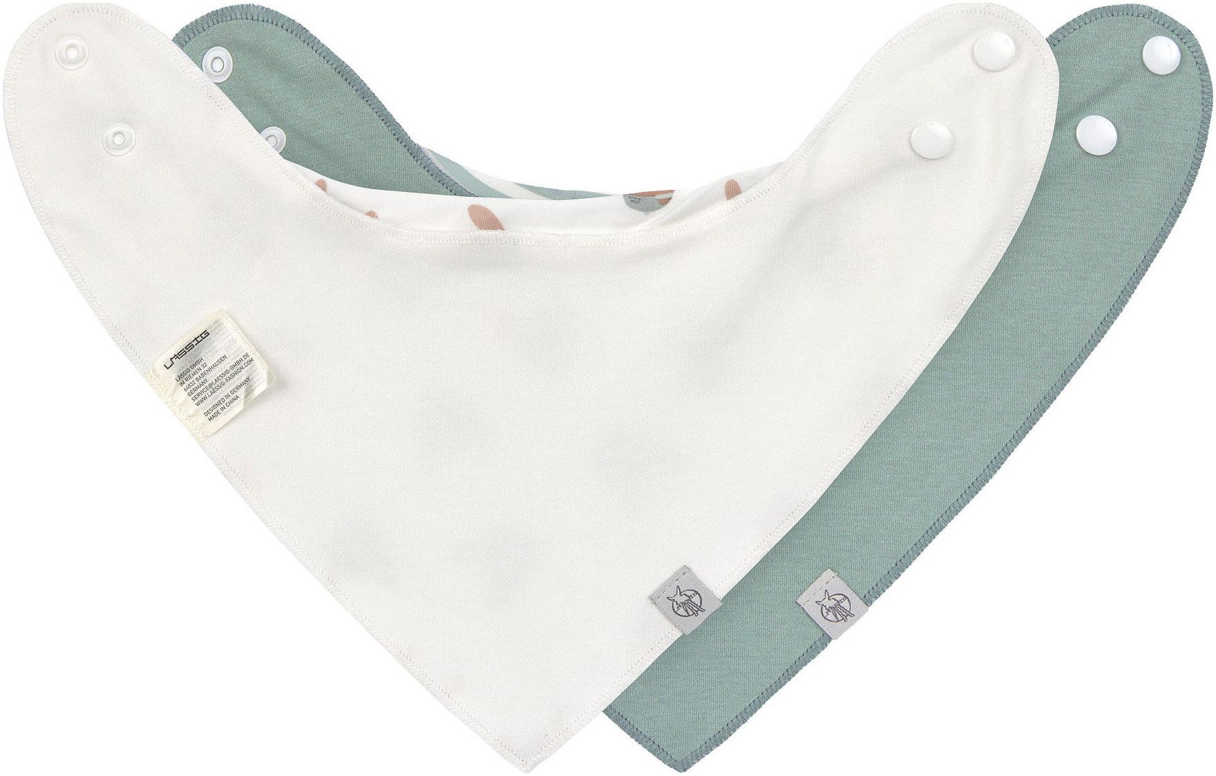 LÄSSIG Dreieckstuch Tiny Team Dog, (Set, 2-St), für Babys