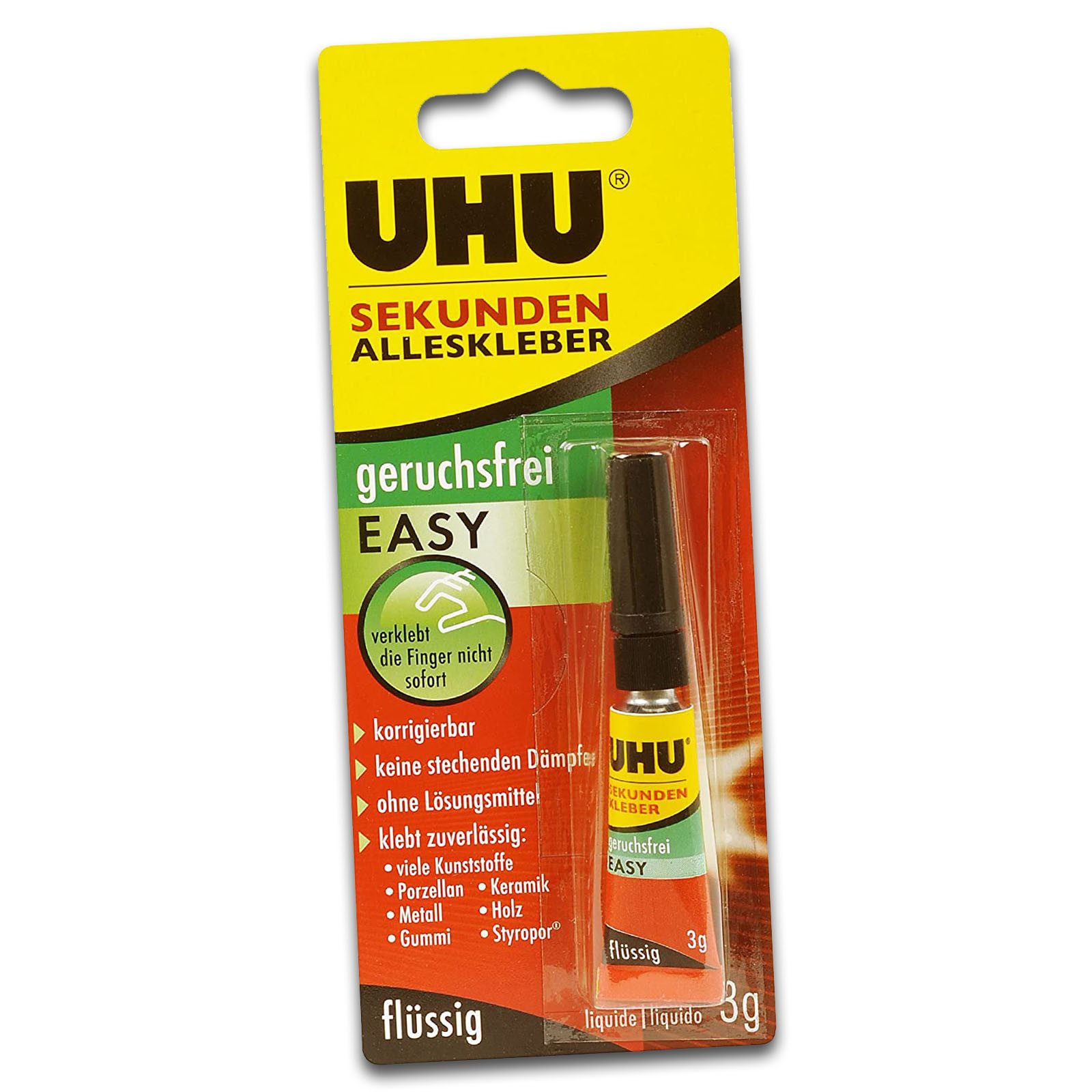 UHU Bastelkleber UHU Клей момент EASY, lösemittelfrei, 3 g in Tube