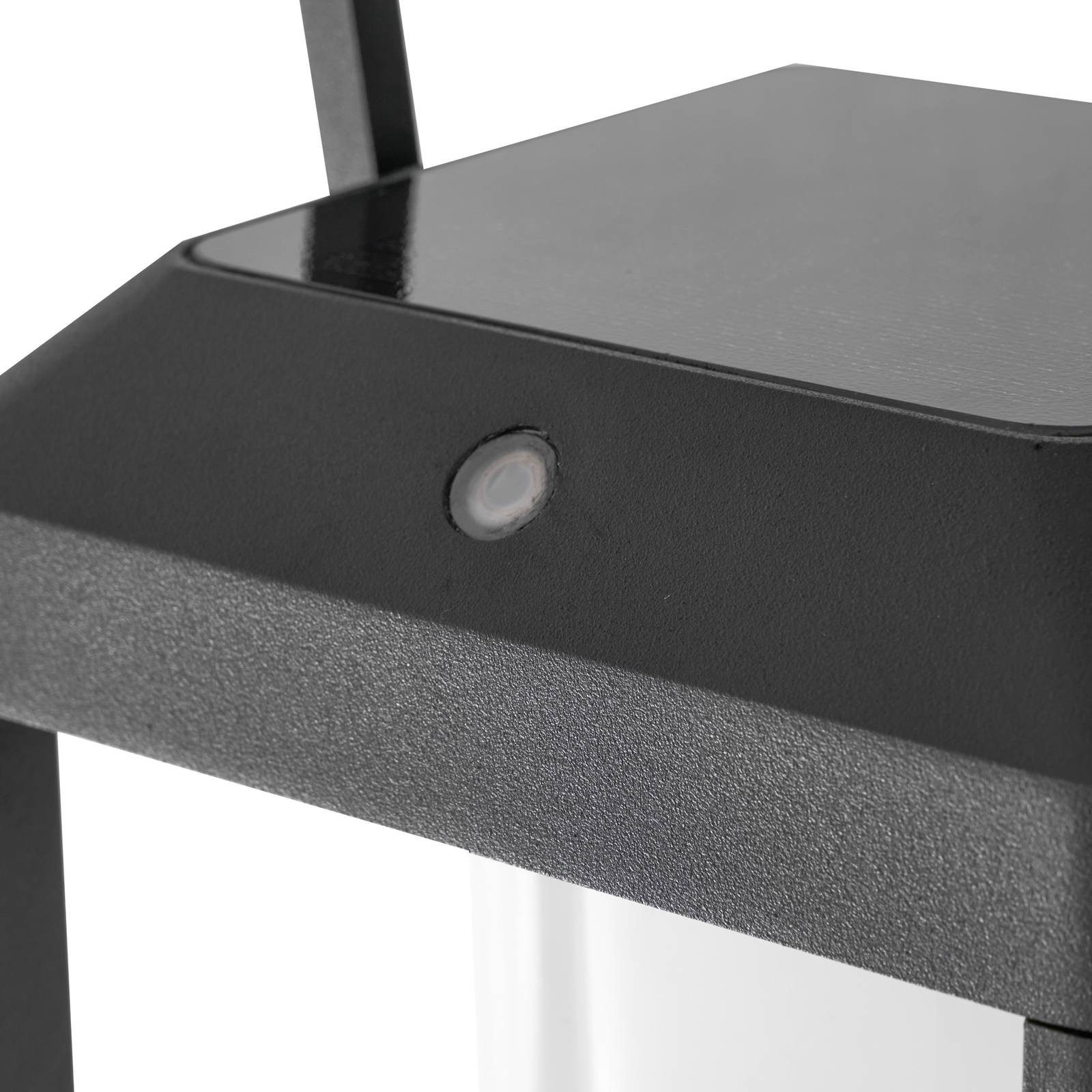 Lucande Außen-Wandleuchte Tilena, LED, Metall, Schwarz warmweiß IP54, LED 2 W gesamt, warmweiß