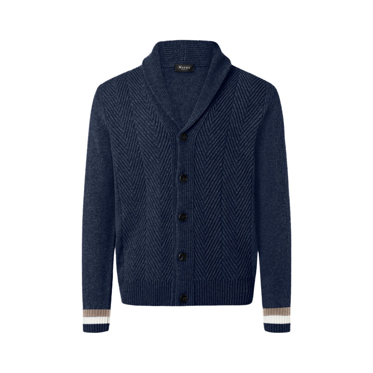 MAERZ Muenchen Strickjacke Maerz Muenchen 567201 Strickjacke Herren Bekleidung