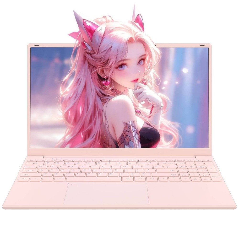 Auusda T151J Rosa Laptop, 15.6 Zoll, N5100 Prozessor, 16GB RAM, 1TB DDR4 Notebook (Intel N5100, 16 GB, 1024 GB SSD, mit integrierte Privacy-Kamera und Fingerabdrucksensor)