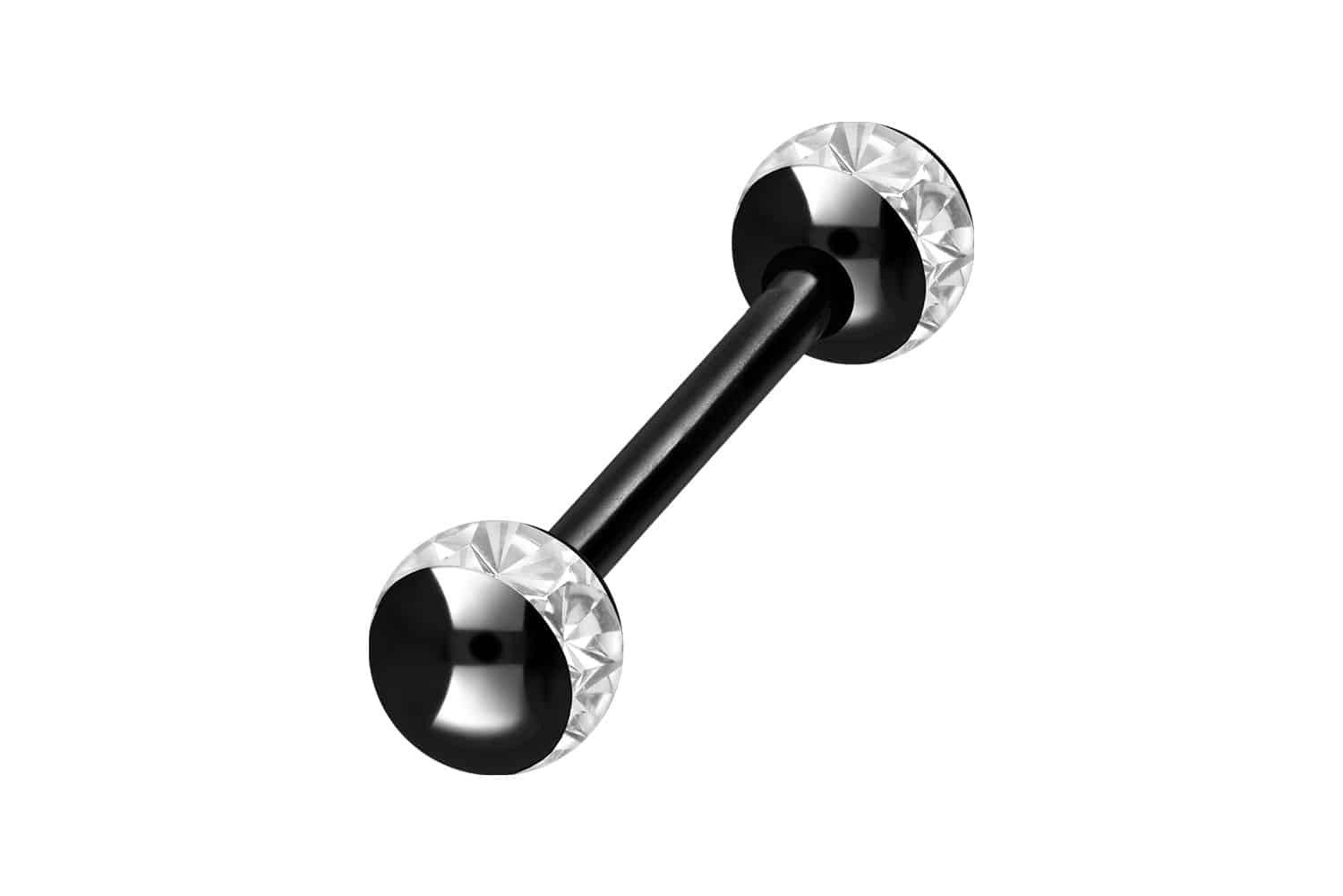 Brustwarzenpiercing Chirurgenstahl Barbell EPOXY-RING-KUGELN