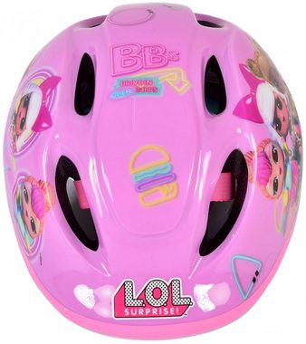 TPFSports Kinderfahrradhelm LOL Surprise Fahrrad / Skate Helm 52-56cm (Kinderhelm Freizeithelm 52-56cm Radhelm), verstellbarer Fahrradhelm Skaterhelm