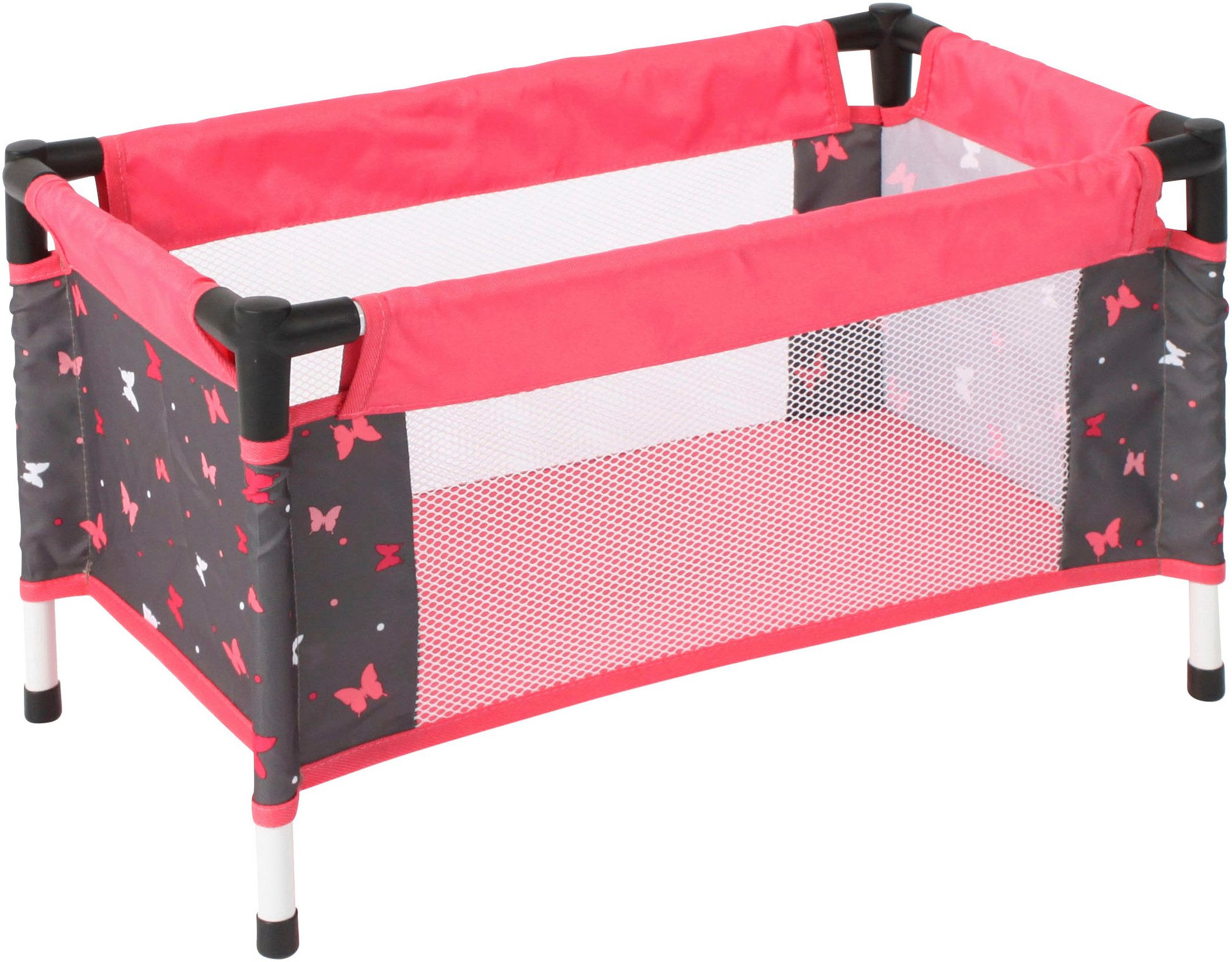 CHIC2000 Puppenbett Puppen-Reisebett, Butterfly, mit Tragetasche günstig online kaufen