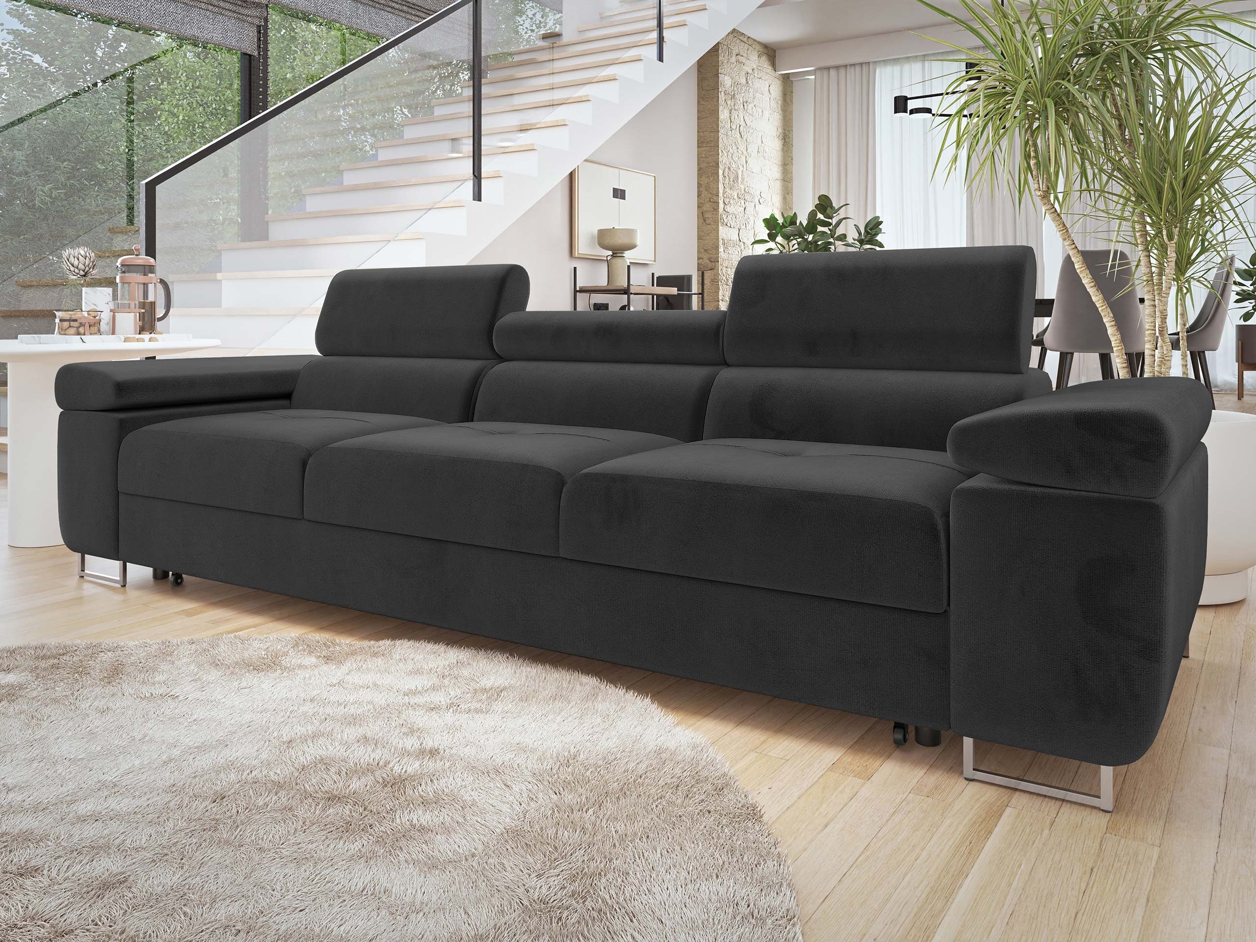 MIRJAN24 Schlafsofa Torezio 3 Bis, mit Schlaffunktion, Einstellbare Kopfstü günstig online kaufen