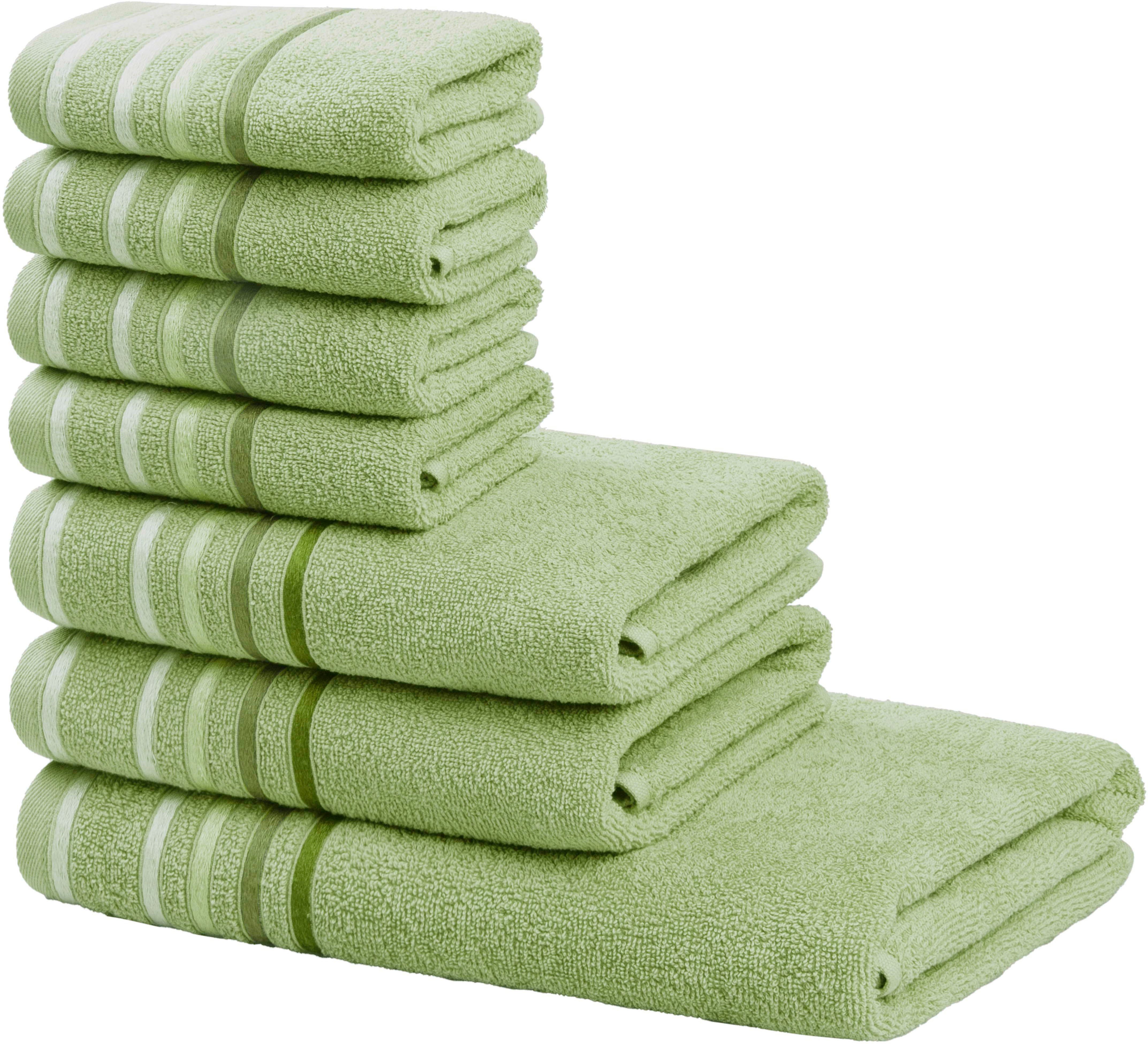 my home Handtuch Set Niki, Duschtuch, Handtücher und Gästetücher, Walkfrott günstig online kaufen