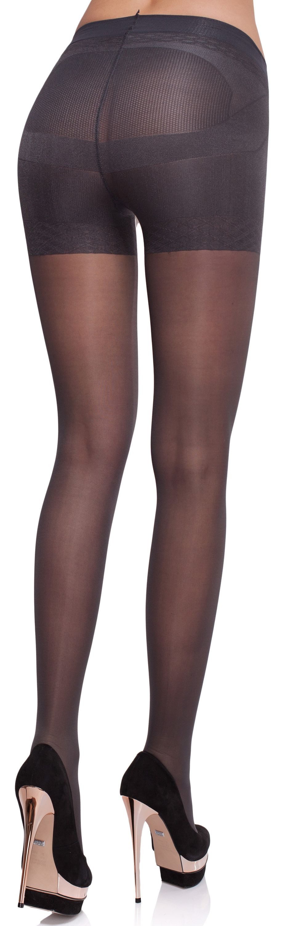 Merry Style Strumpfhose Damen figurformende Strumpfhose MS 128 40 DEN 40 DEN (1 St) elastischer Bund – Bild 2 von 5