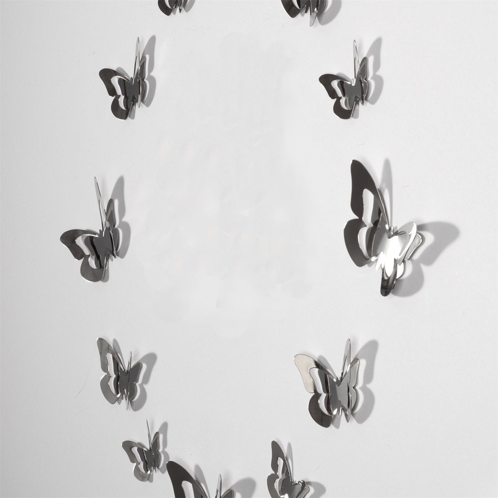 SCHMETTERLINGE DESIGN Wanddeko Wanddekoobjekt Butterfly DEKO 12 aus DELIGHTS Edelstahl,
