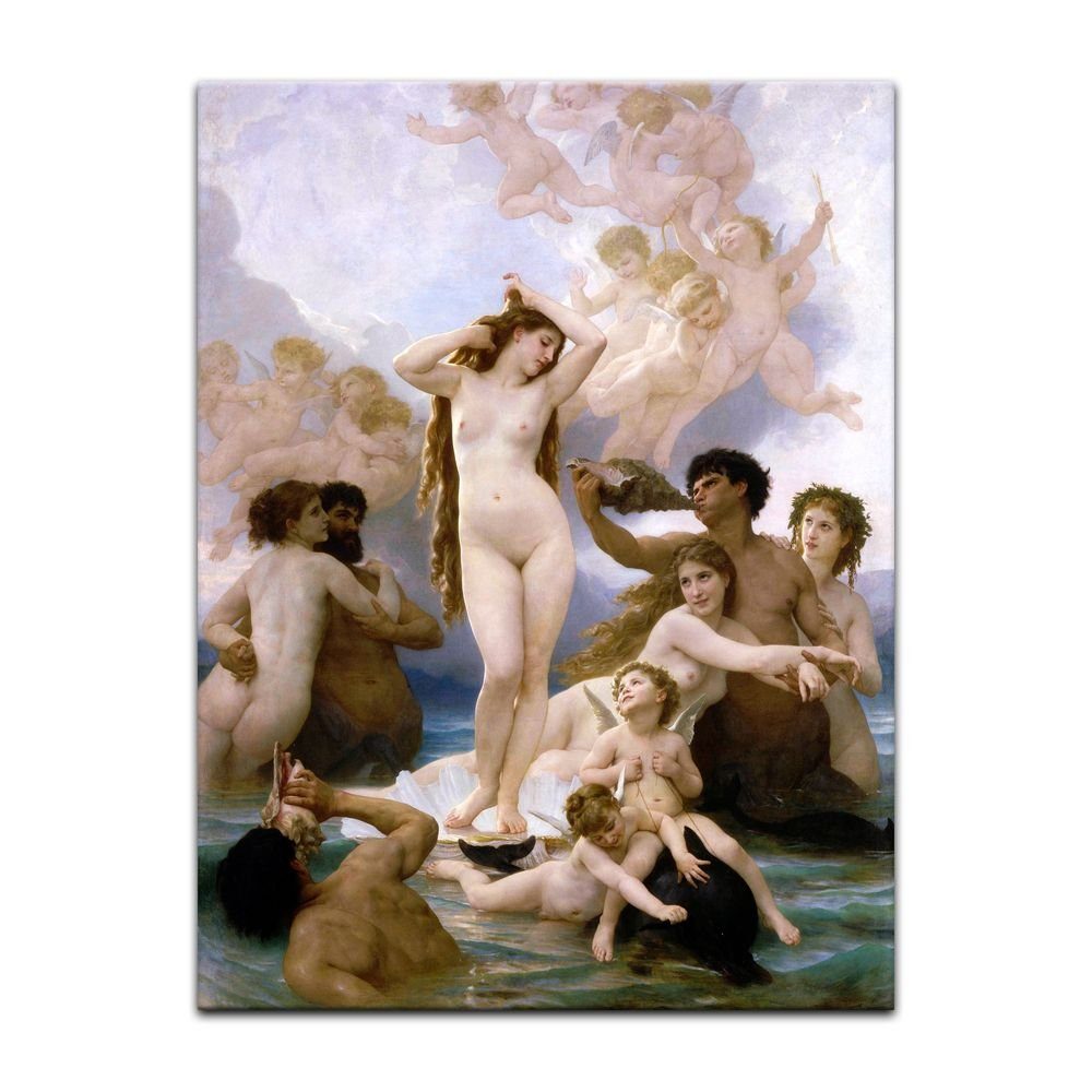 Bilderdepot24 Leinwandbild Alte Meister - William-Adolphe Bouguereau - Geburt der Venus, Menschen