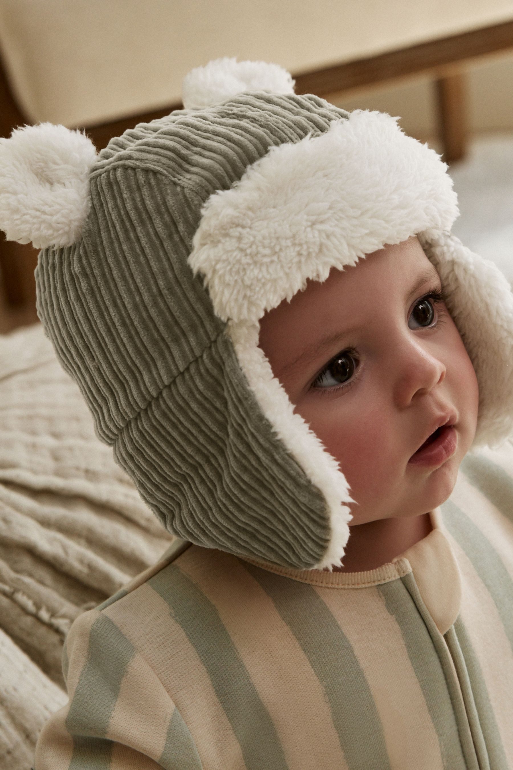 Schnizler Baby Bindemütze Mit Ohrenschutz - Unisex Baumwollmütze Für Kleinkinder