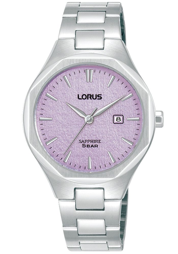 LORUS Quarzuhr Classic Quarz RH747BX9, Armbanduhr, Damenuhr, Edelstahlarmband, analog, Tag
