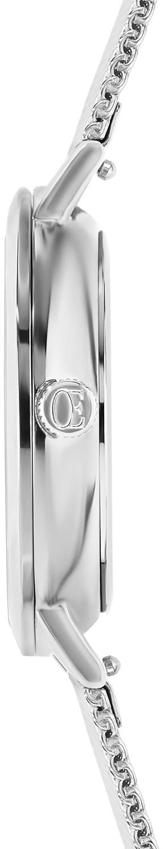 COEUR DE LION Quarzuhr 7610/70-1717, Armbanduhr, Damenuhr, Edelstahlarmband, analog, Swarovski®-Kristalle