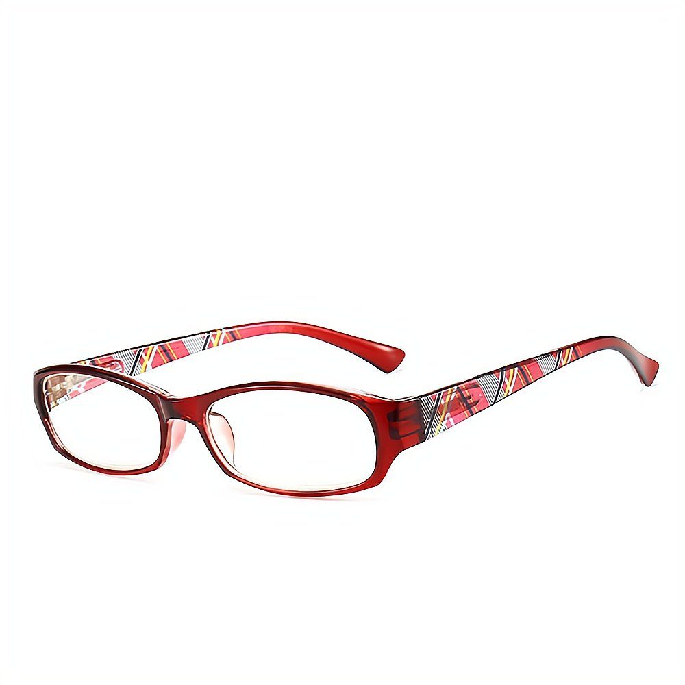 Rahmen Lesebrille Gläser rot anti blaue bedruckte presbyopische Mode PACIEA