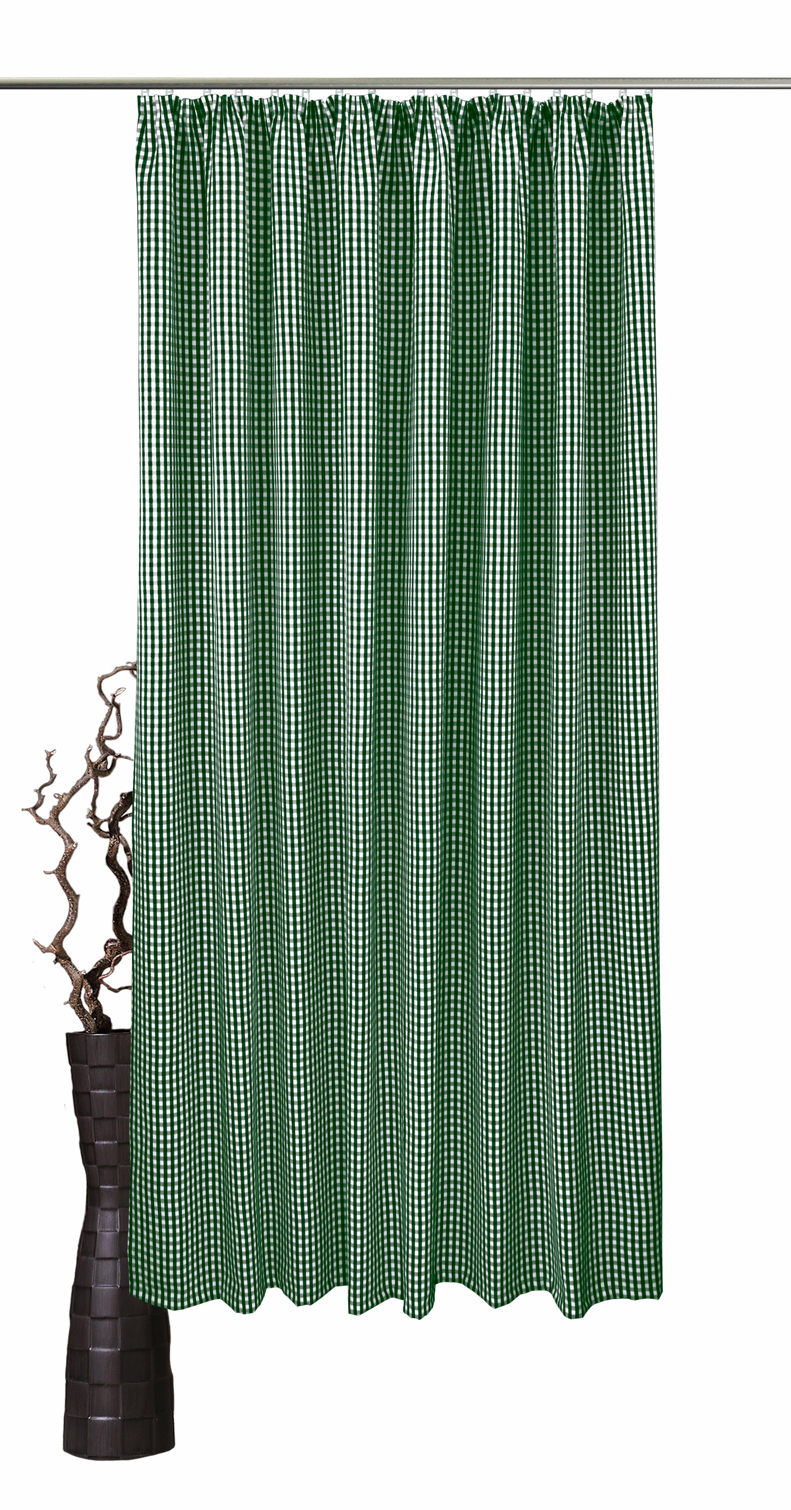 Vorhang Resi, St), Kräuselband (1 blickdicht grün VHG