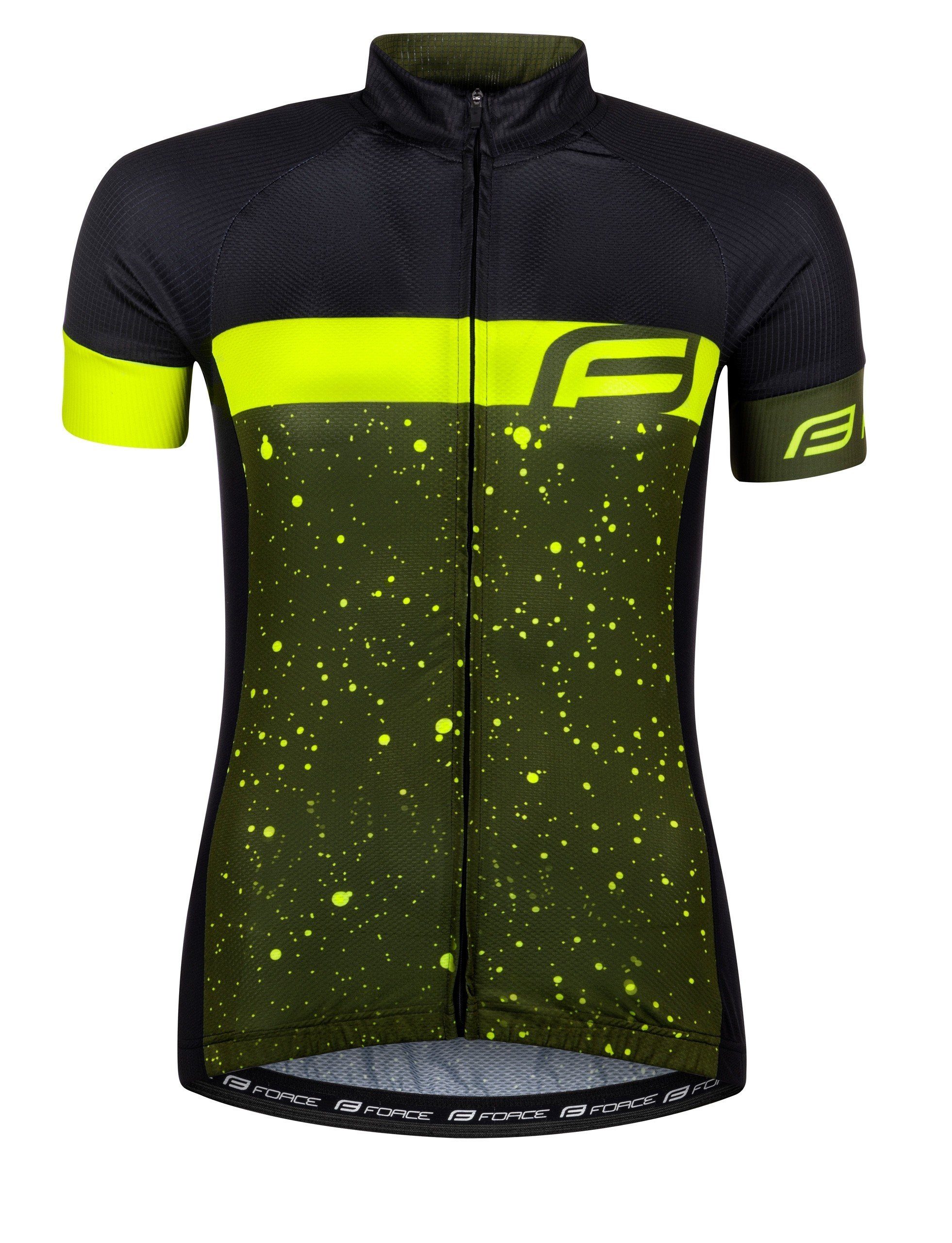 FORCE Radtrikot Jersey JackeFORCE SPRAY LADY kurzarm army-fluo %%% günstig online kaufen