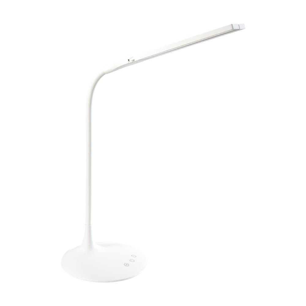 GENIE LED Schreibtischlampe TL48 LED Lampe flexibler Arm, 2 Lichtleisten, Touch-Sensoren, 45-Min.-Timer, Li-Ion-Akku