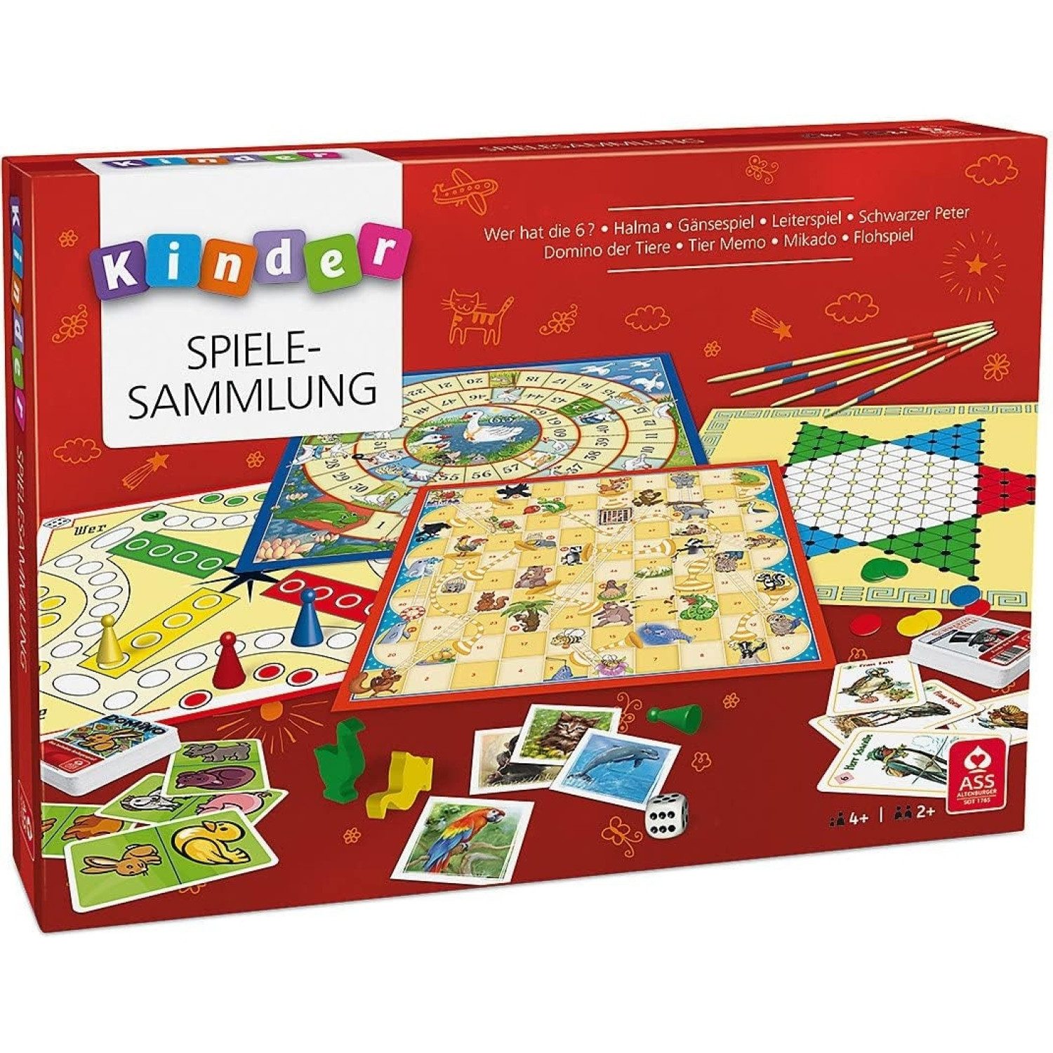 ASS Altenburger Spielesammlung Kinder Spielsammlung Diverse Brettspiele