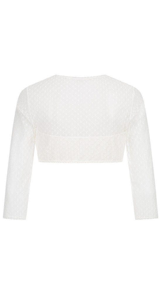 Nübler Dirndlbluse Dirndlbluse langarm Lisa in Creme von Nübler günstig online kaufen