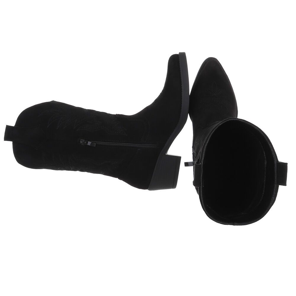 Ital-Design Elegante Cowboystiefel mit Stickerei für Damen Westernstiefel ( günstig online kaufen