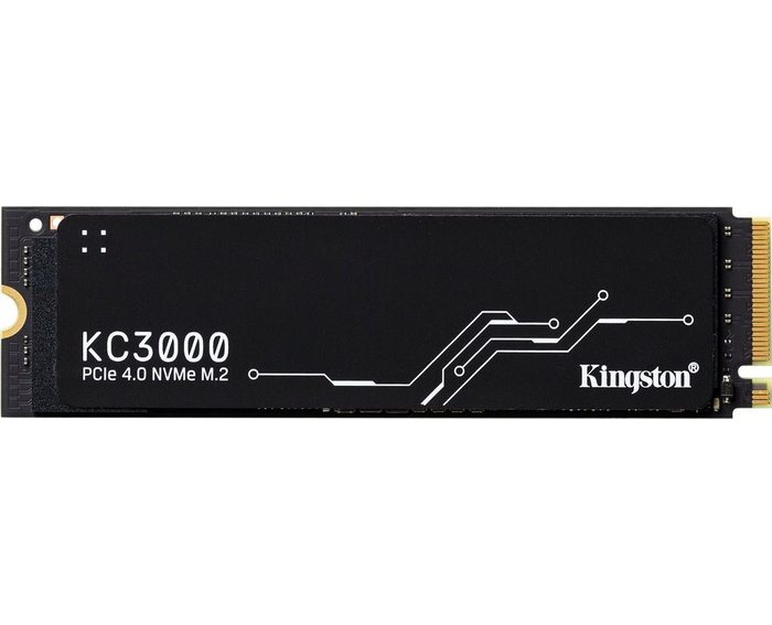 Kingston KC3000 PCIe 4.0 NVMe M.2 interne SSD (512 GB) 7000 MB/S Lesegeschwindigkeit 3900 MB/S Schreibgeschwindigkeit