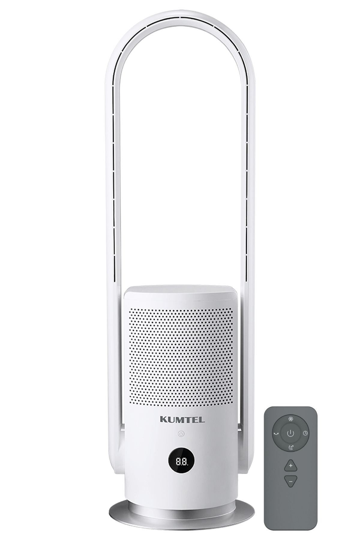KUMTEL Standventilator, 2-in-1 Luftreiniger und Ventilator Mit Fernbedienung