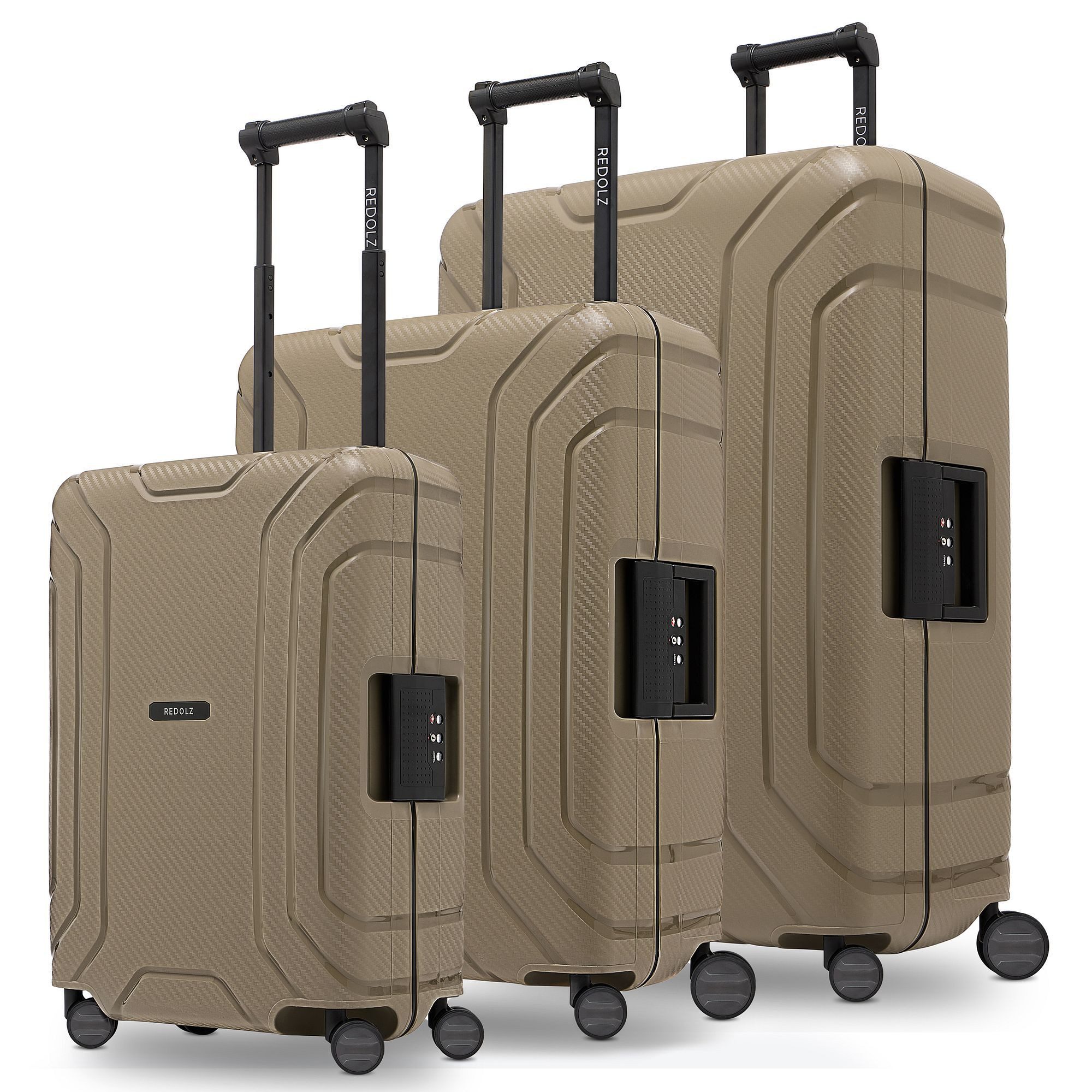 Redolz Trolleyset Essentials 15, 4 Rollen, (3-teilig, 3 tlg), Polypropylen von Redolz