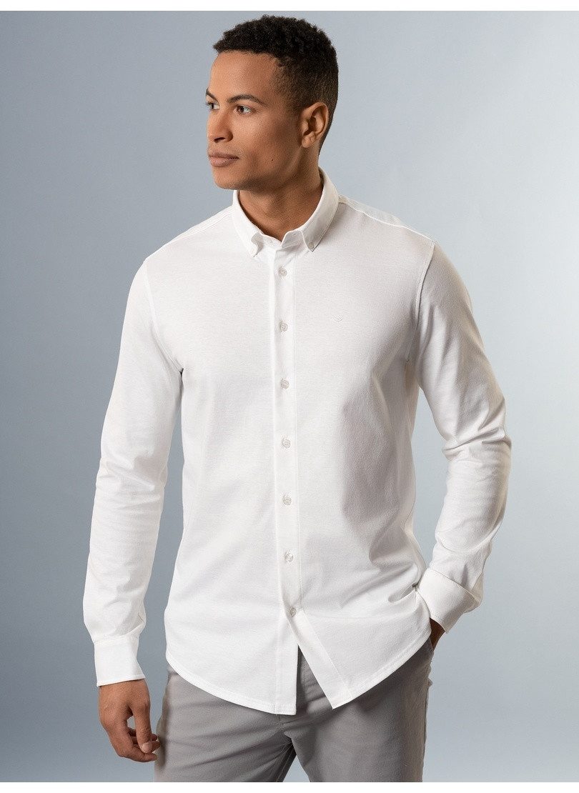 Trigema Poloshirt TRIGEMA Business-Hemd aus DELUXE-Single-Jersey (1-tlg)