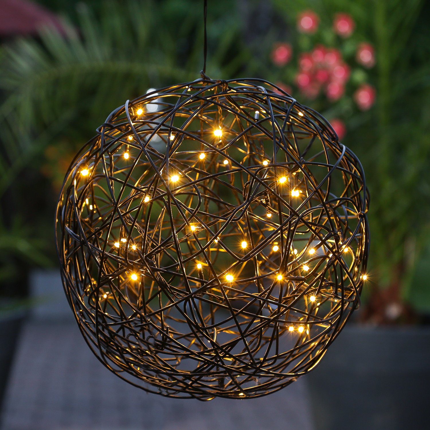 MARELIDA LED Kugelleuchte LED Drahtkugel 30cm günstig online kaufen