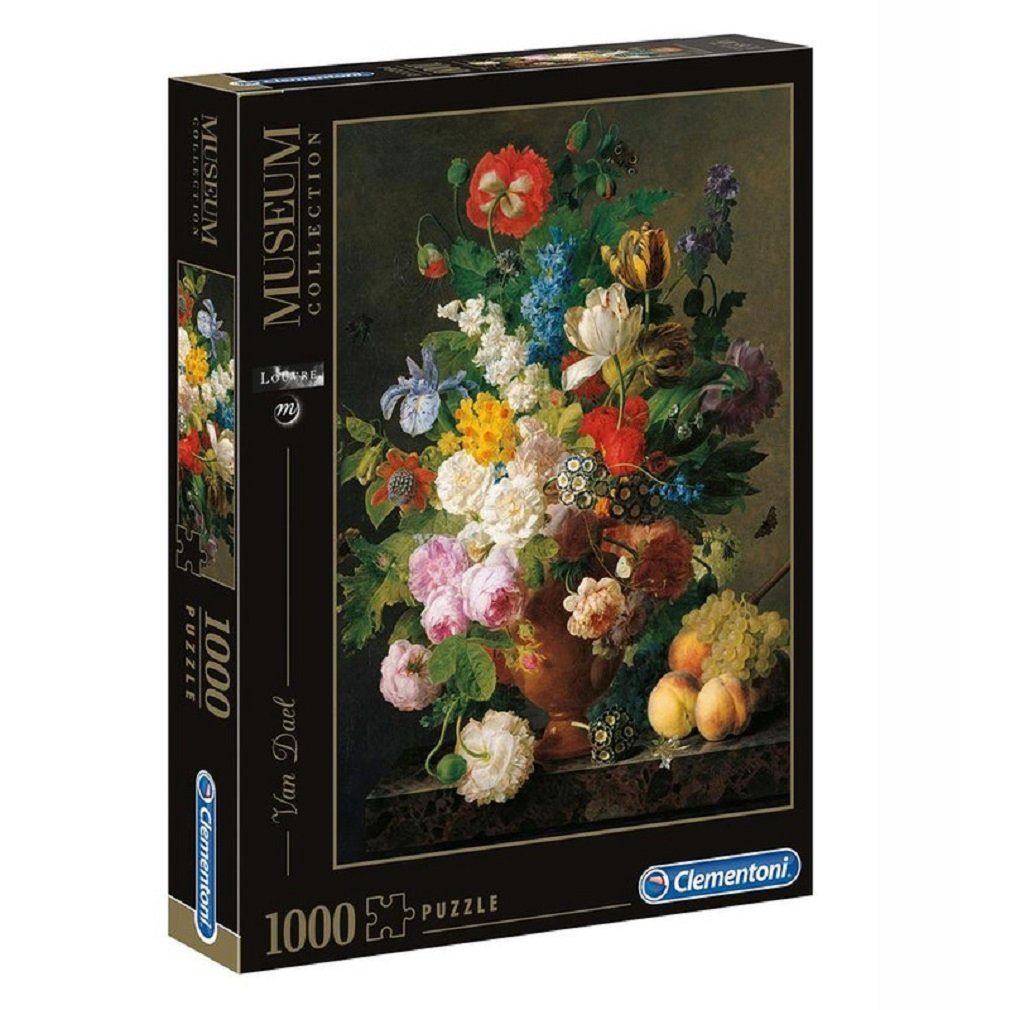 Clementoni® Puzzle Clementoni - Van Dael: Bowl of Flowers, 1000 Teile, 1000 Puzzleteile