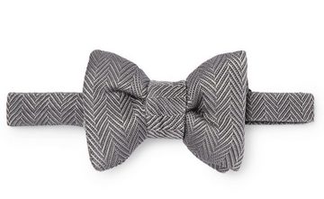 Tom Ford Krawatte TOM FORD Luxury Herringbone Pre-Tied Silk Cotton Bow Tie Anzug Smoking