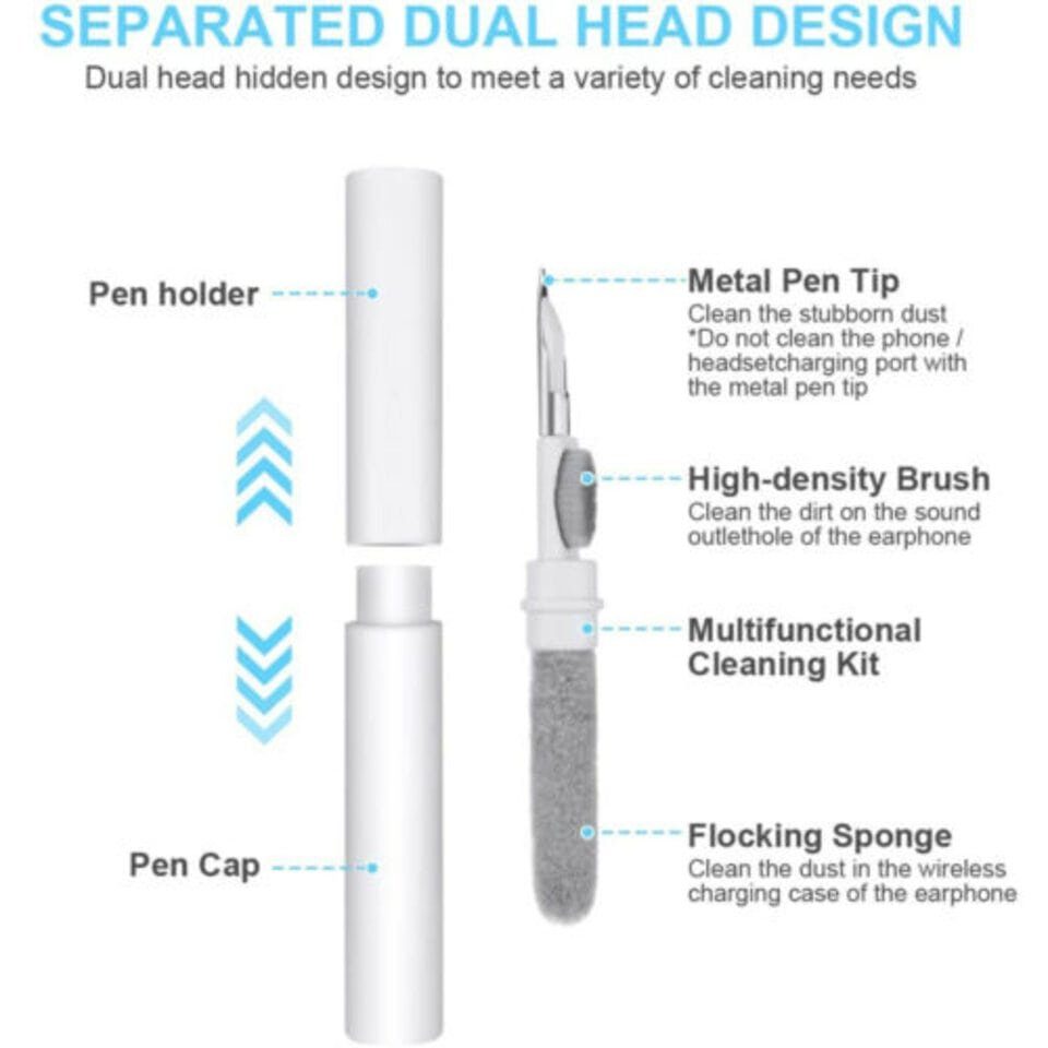 Reinigungsstift Kopfhörer für Bluetooth Cleaner Gravizone Air Pod Reinigungsstift