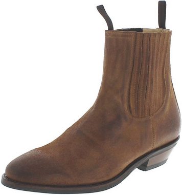 FB Fashion Boots BU1015 Noche Chelsea Braun Stiefelette Rahmengenäht