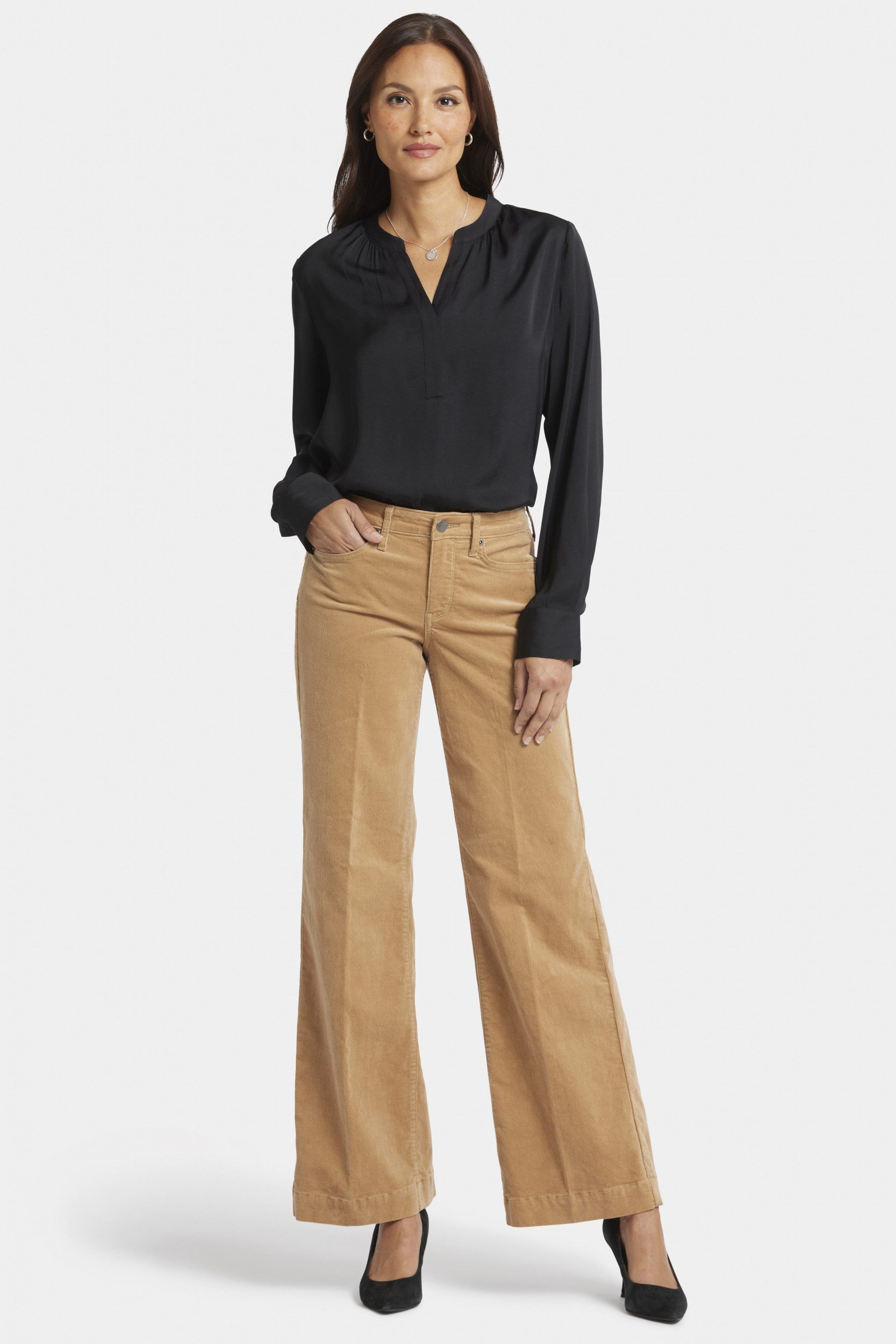 NYDJ Weite Jeans Teresa Wide Leg Hose Corduroy
