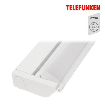 Telefunken LED Unterbauleuchte 600106TF, LED fest verbaut, Neutralweiß, Unterbauleuchte 8,5W 1000lm 4000K 55x6,1x2,4cm