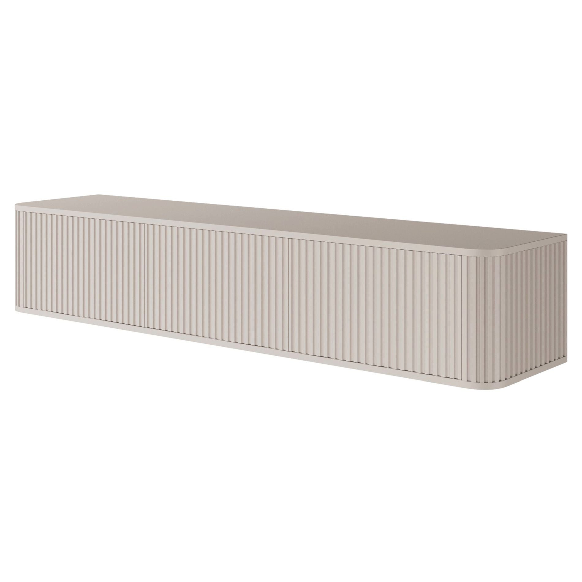 Selsey TV-Schrank OVARLO TV-Hängeboard mit geriffelten Fronten, 163 cm