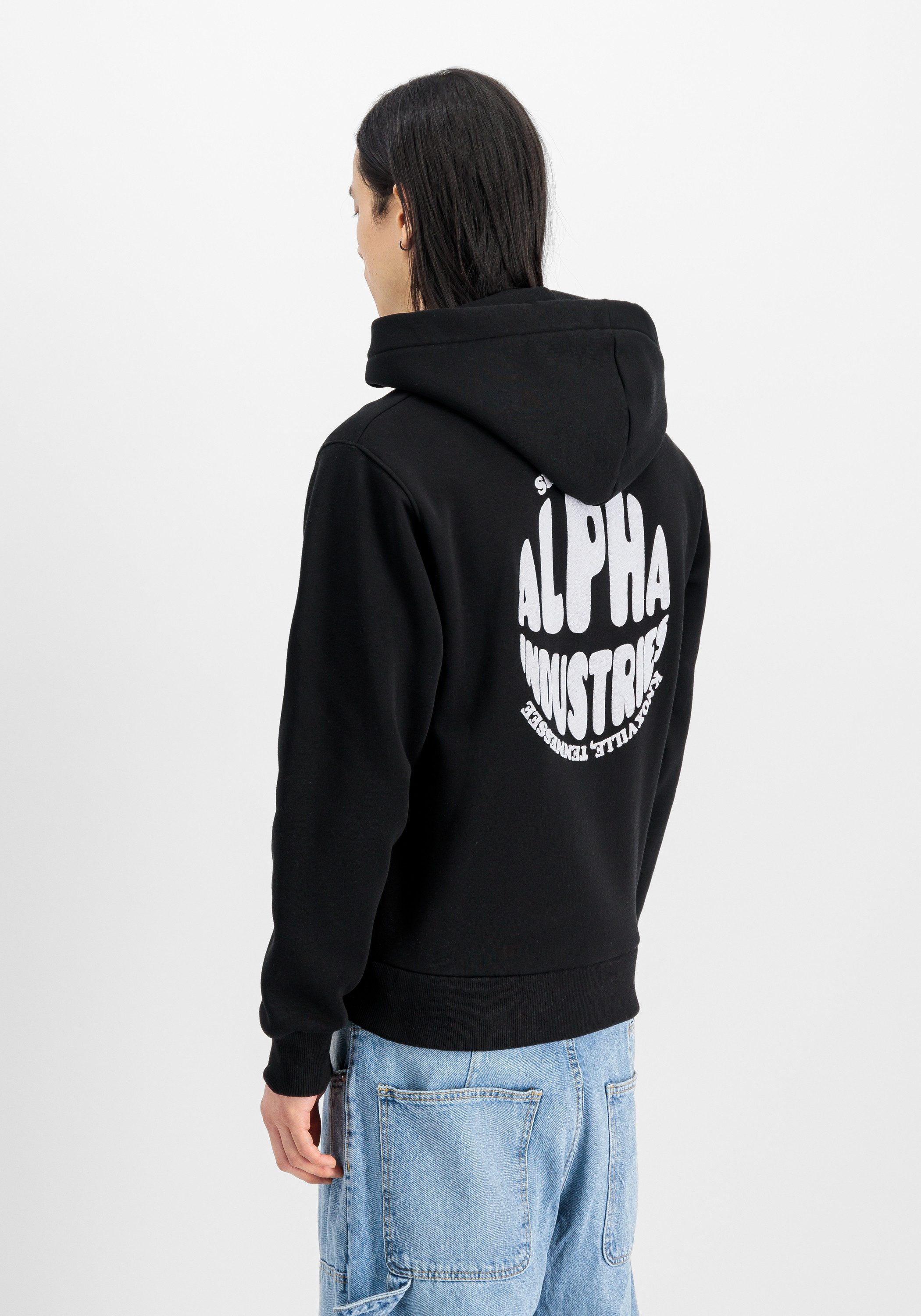Alpha Industries Hoodie Logo Hoodie Backprint